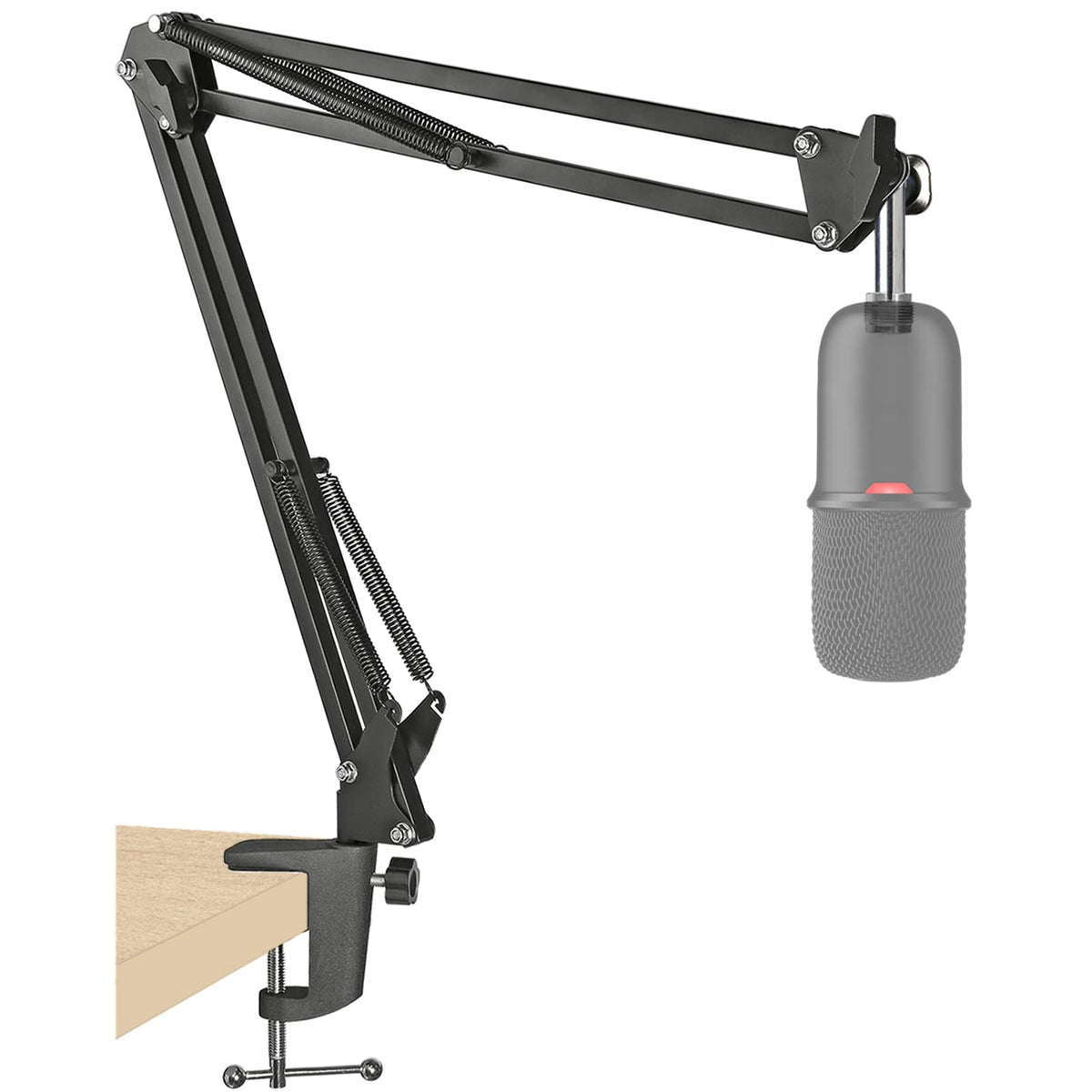 Solocast Boom Arm Mic Stand, Adjustable Suspension Boom Scissor Arm Stand For Hyperx Solocast Gaming Microphone By Sunmon