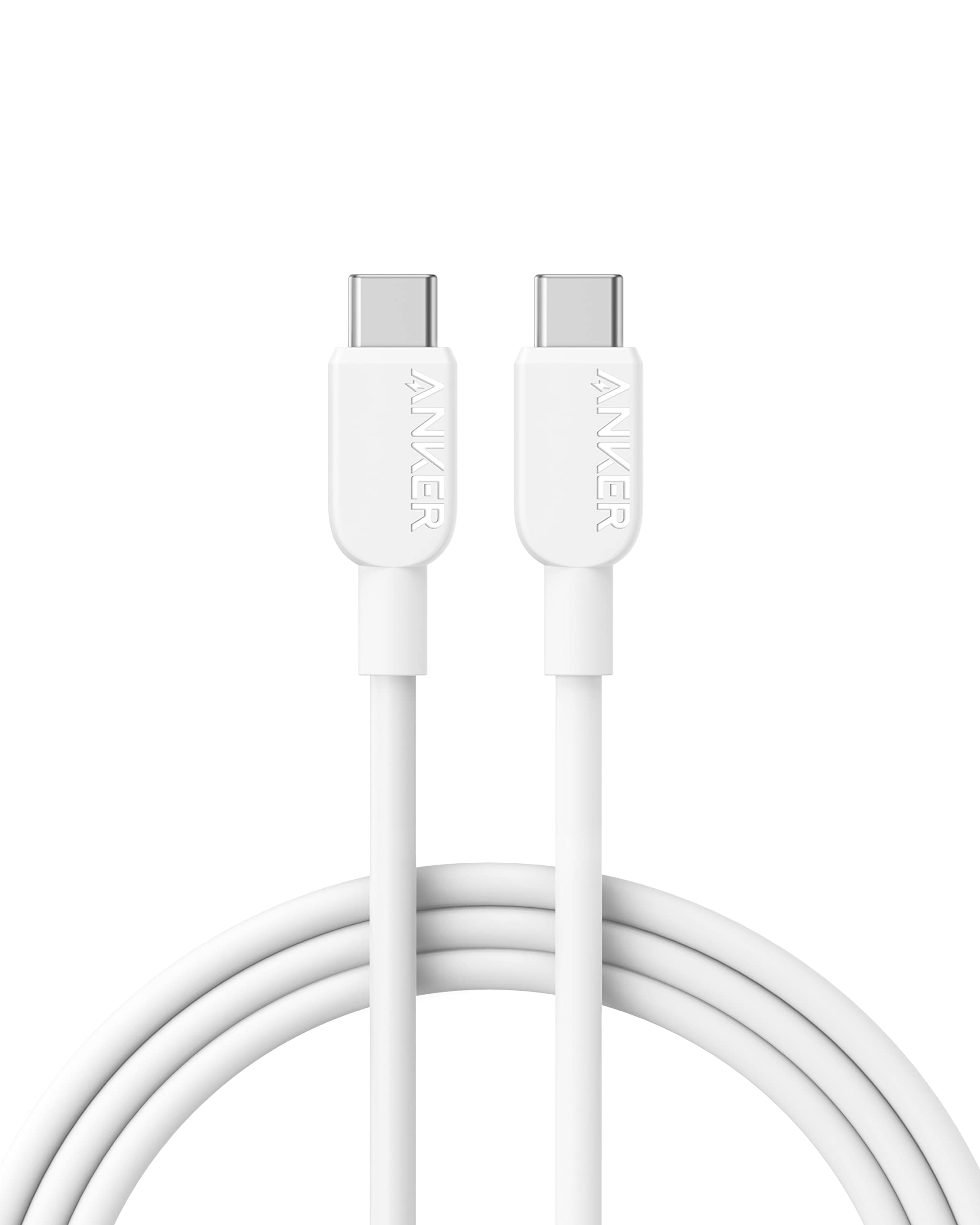 Anker Usb C Cable, 310 Usb C To Usb C Cable (6 Ft), (60W/3A) Usb C Charger Cable Fast Charge For Iphone 15/15Pro, Max,Samsung Ga