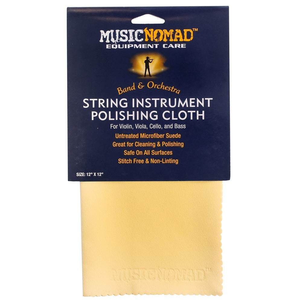 Musicnomad String Instrument Premium Microfiber Polishing Cloth (Mn731) 12'' X 12''