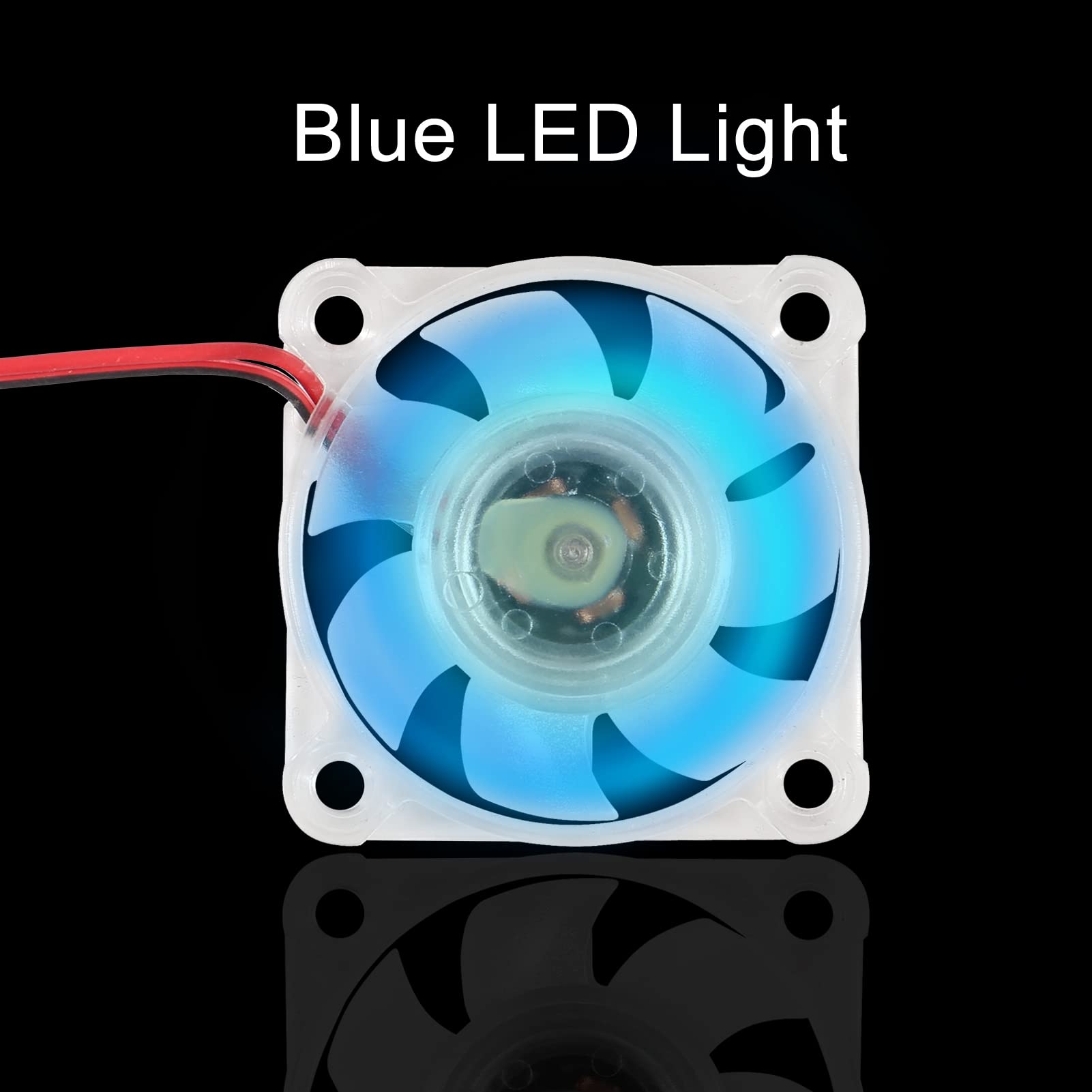 4Pcs Cooling Fan 24V 4010 40X40X10Mm Dc 24V Brushless Cooling Fans 40Mm Fan Blue Led Cooler Fan 2 Pin For 3D Printer