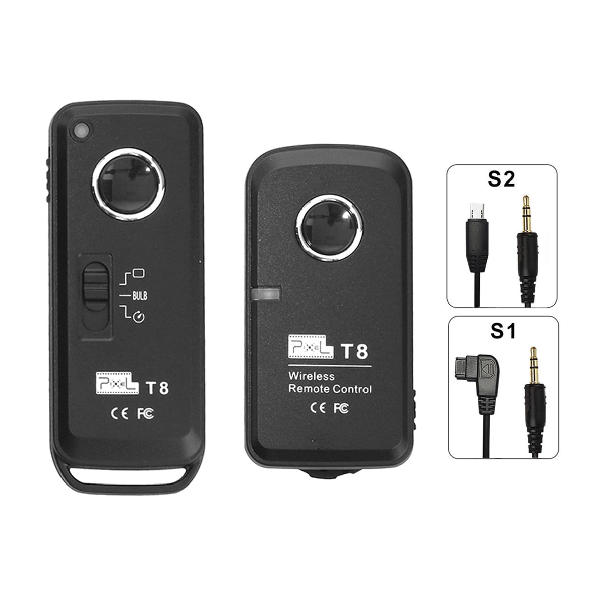 Camera Remote Shutter Release Wireless Remote For Camera S1/S2 Compatible With Sony A7, A7Ii, A7Iv, A6300, A6400, A6500, A99, A99M2, A77, A77M2, A580, A560, A550, A500, A350, Rx10M2