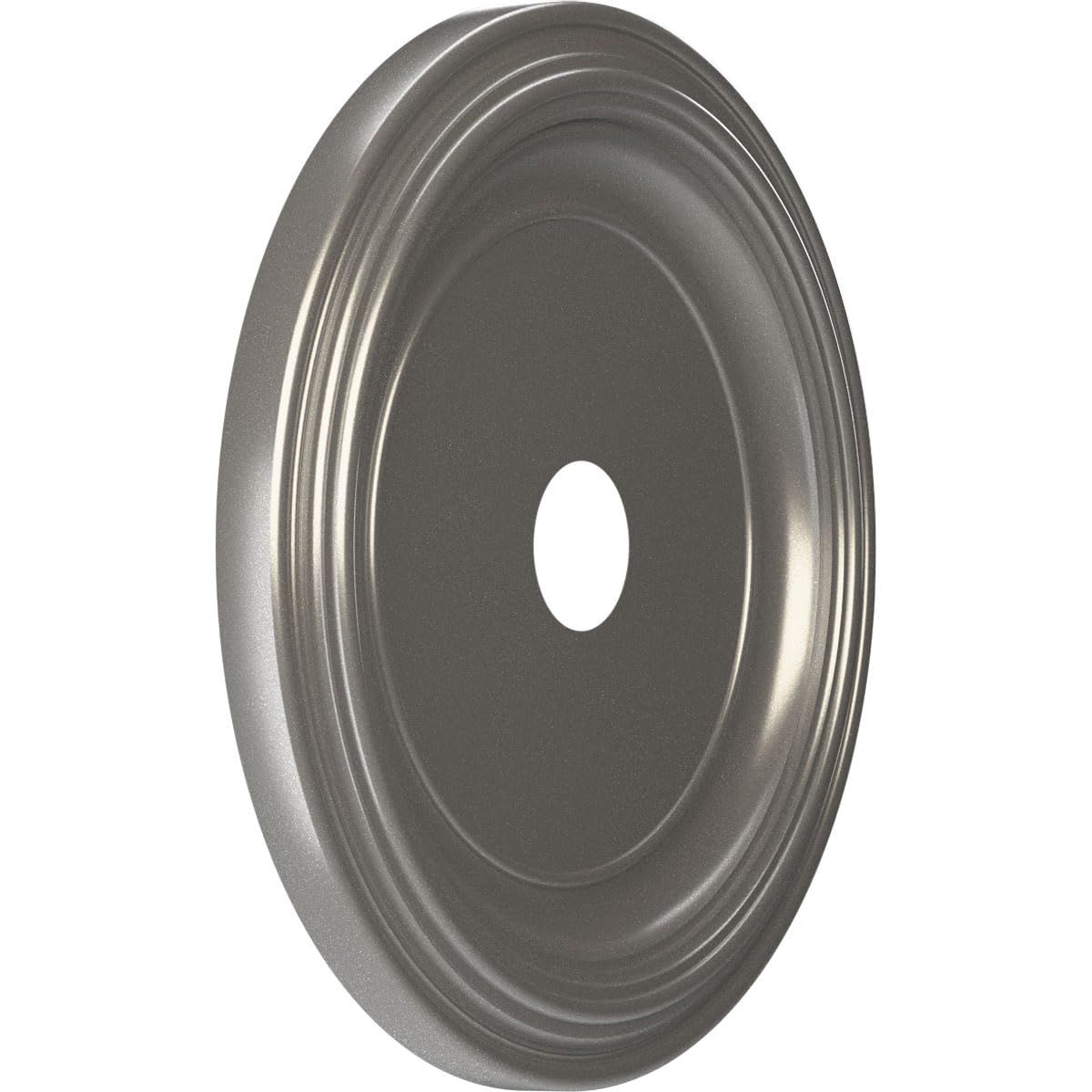 Ekena Millwork 22Od X 3 1/2Id X 1 1/2P Traditional Thermoformed Pvc Ceiling Medallion (Fits Canopies Up To 13 1/2), Aged Dark St