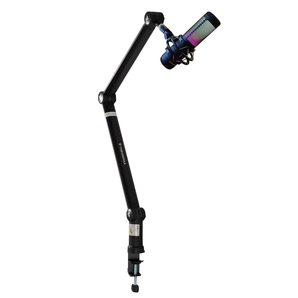 Thronmax S3+ Zoom Boom Arm  Mic Arm  Fully Adjustable Podmic For Gamers And Podcasts  Universally Compatible Mic Stand Desk Moun