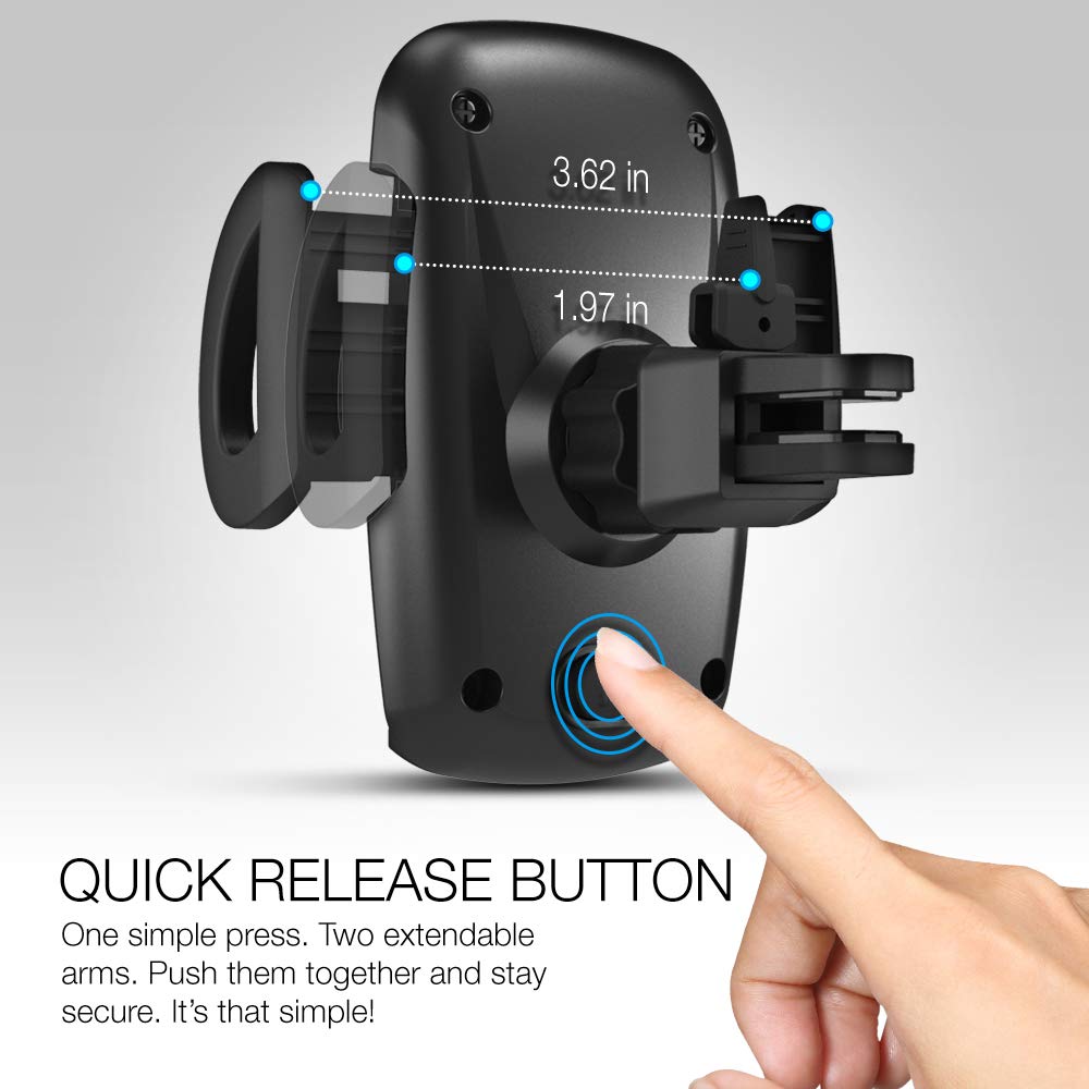 Xdesign Air Vent Car Mount Premium Universal Phone Holder Cradle Compatible With Iphone 12 Pro Max 11 Pro Iphone Xr Se 2020 8 Pl