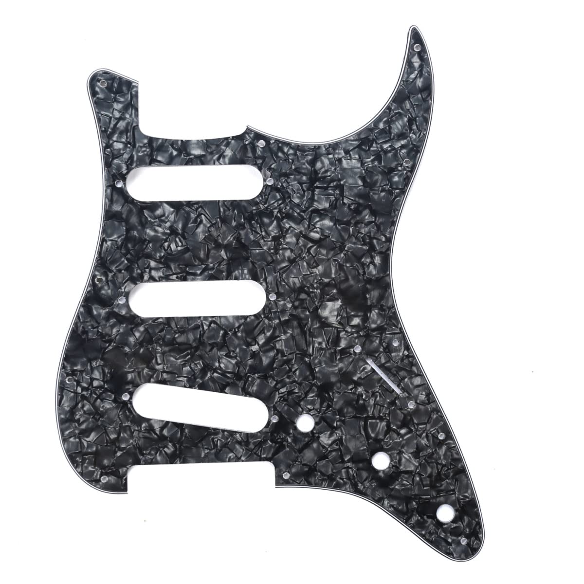 Musiclily Sss 11 Hole Strat Electric Guitar Pickguard For Fender Us/Mexico Made Standard Stratocaster Modern Style Guitar Parts,