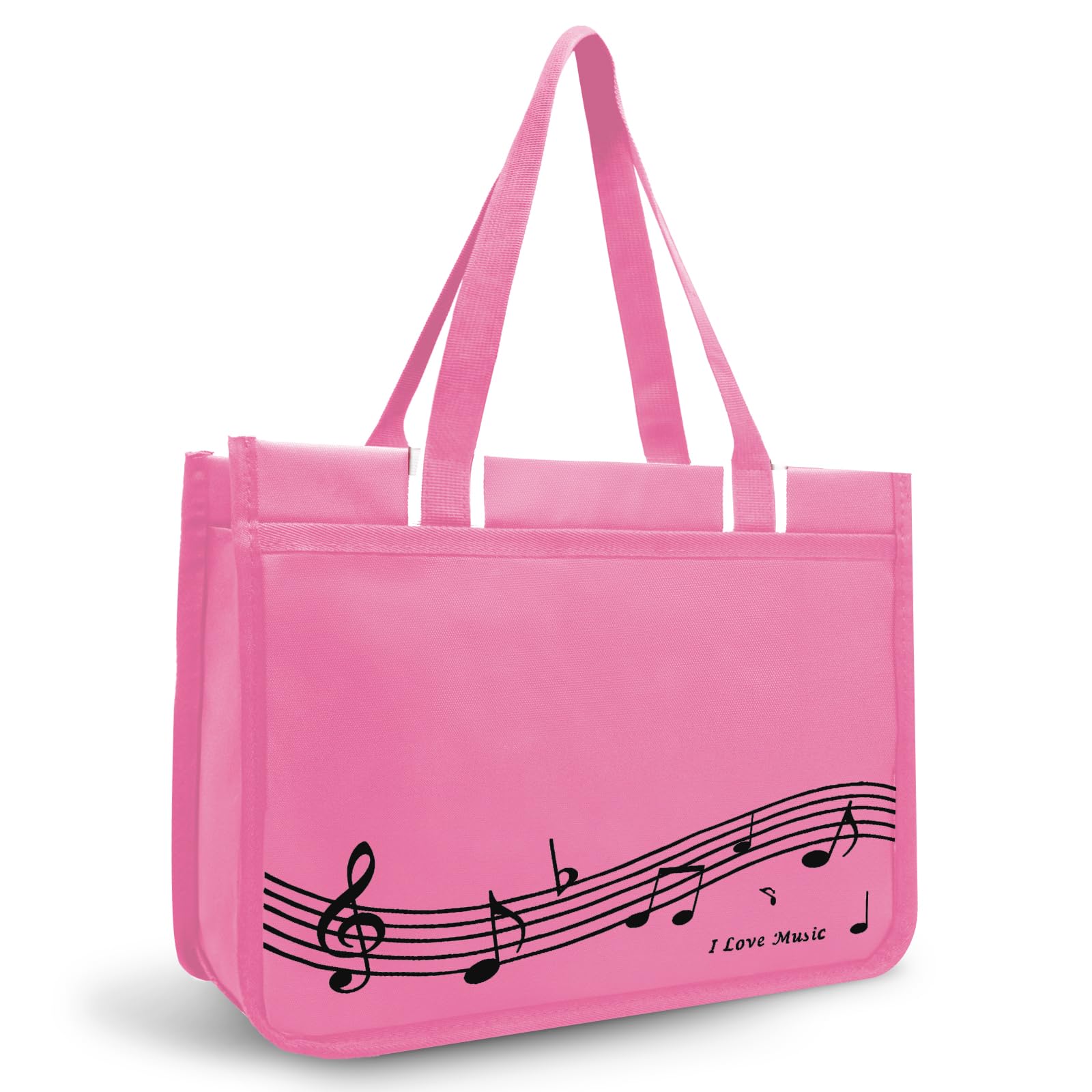 Bestsounds Piano Bag, Zipper Waterproof Music Book Tote Bag Piano Accessories For Students Kids, Women, Gifts For Musicians (Pin