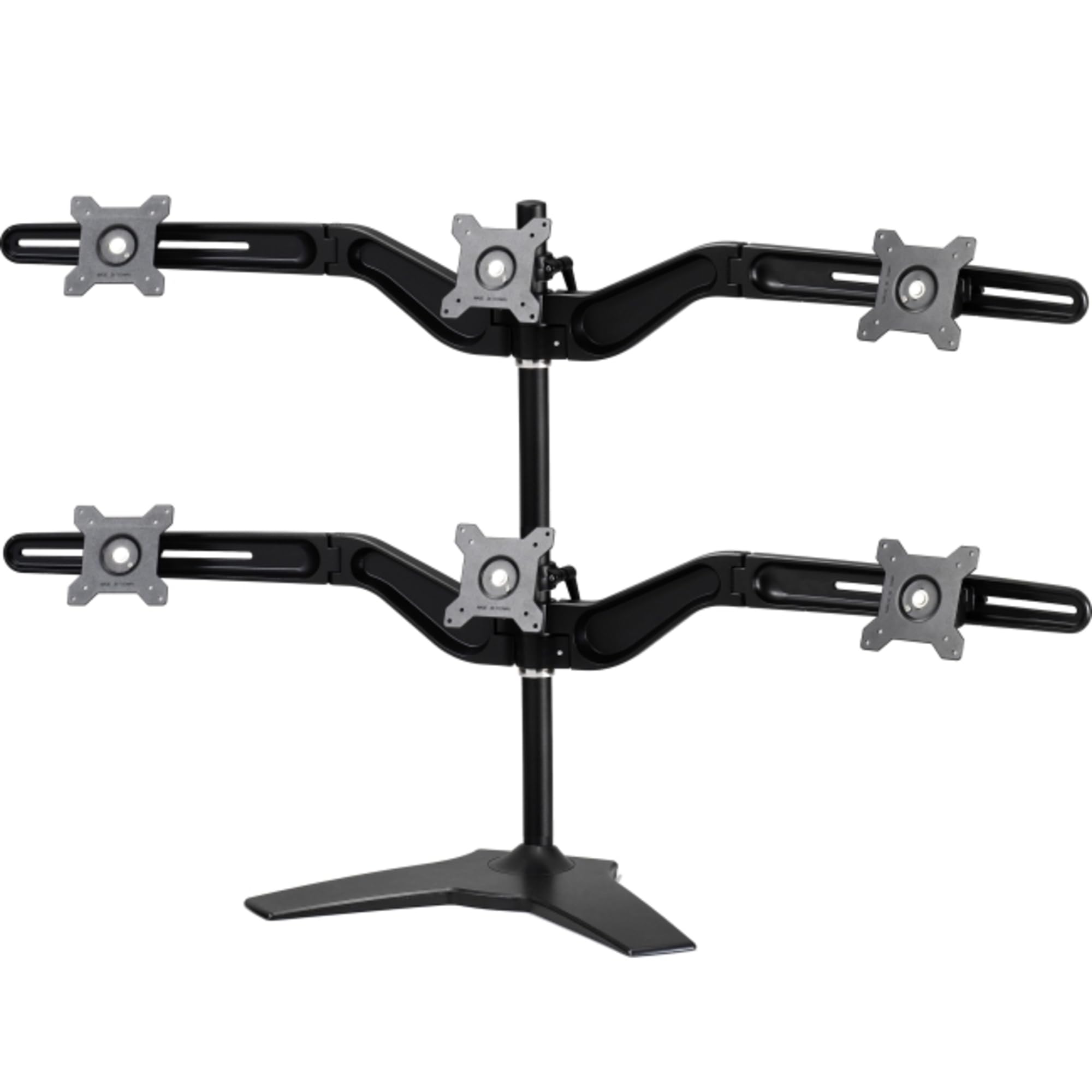 Amer Mounts Amr6S: Hex Monitor Mount   Desk Stand   Displays Up To 6/Six 24 Inch Lcd/Led Screens
