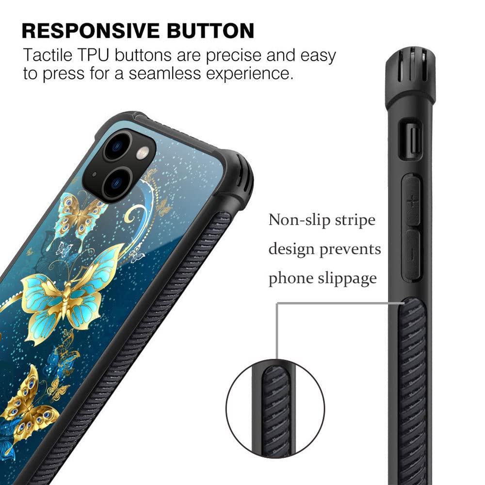ZHEGAILIAN iPhone 13 Pro Max Phone Case Dream Catcher Organic Glass TPU 6.7 inch