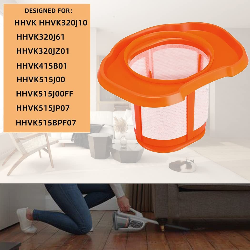 4Pack Filters Hhvkf10 For Black+Decker Hhvk320J10 Hhvk320J61 Hhvk320Jz01 Hhvk415B01 Hhvk515J00 Hhvk515J00Ff Hhvk515Jp07 Hhvk515B
