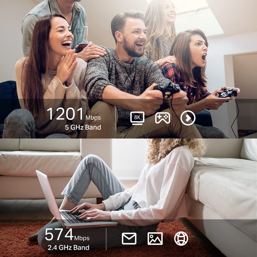 Adaptador Tp Link Ax1800 Dual Band High Gain Wifi Usb