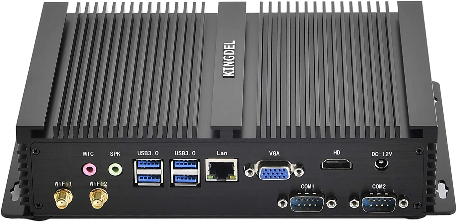 Kingdel Fanless Industrial Mini Pc With 11Th Gen Core I7 1165G7 Processor 12Mb Cache Up To 4.7Ghz, 16Gb Ddr4 Ram, 1Tb Nvme Ssd,
