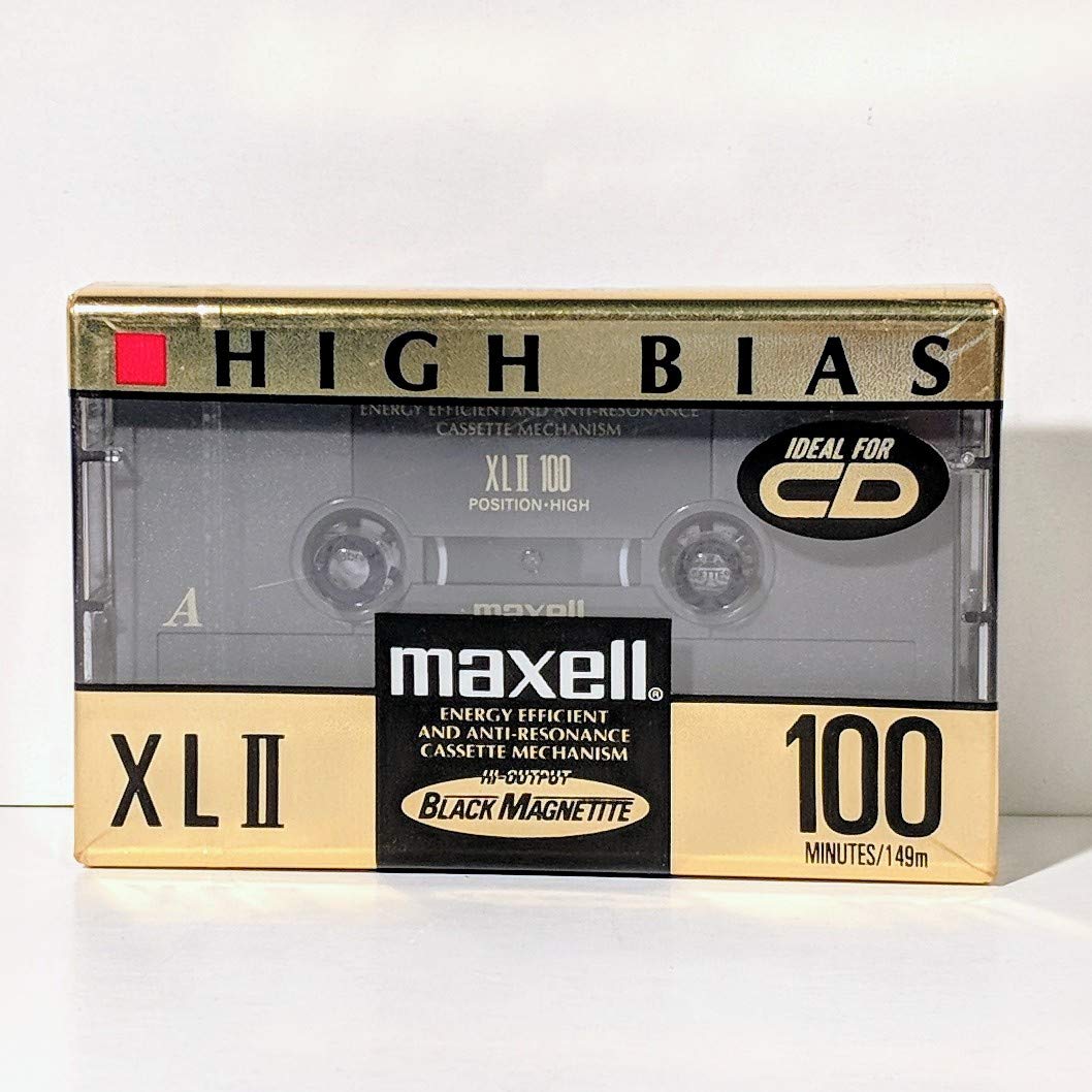 Maxell High Bias XLII 100 Minutes Blank Audio Cassette Tape (100 Minutes)