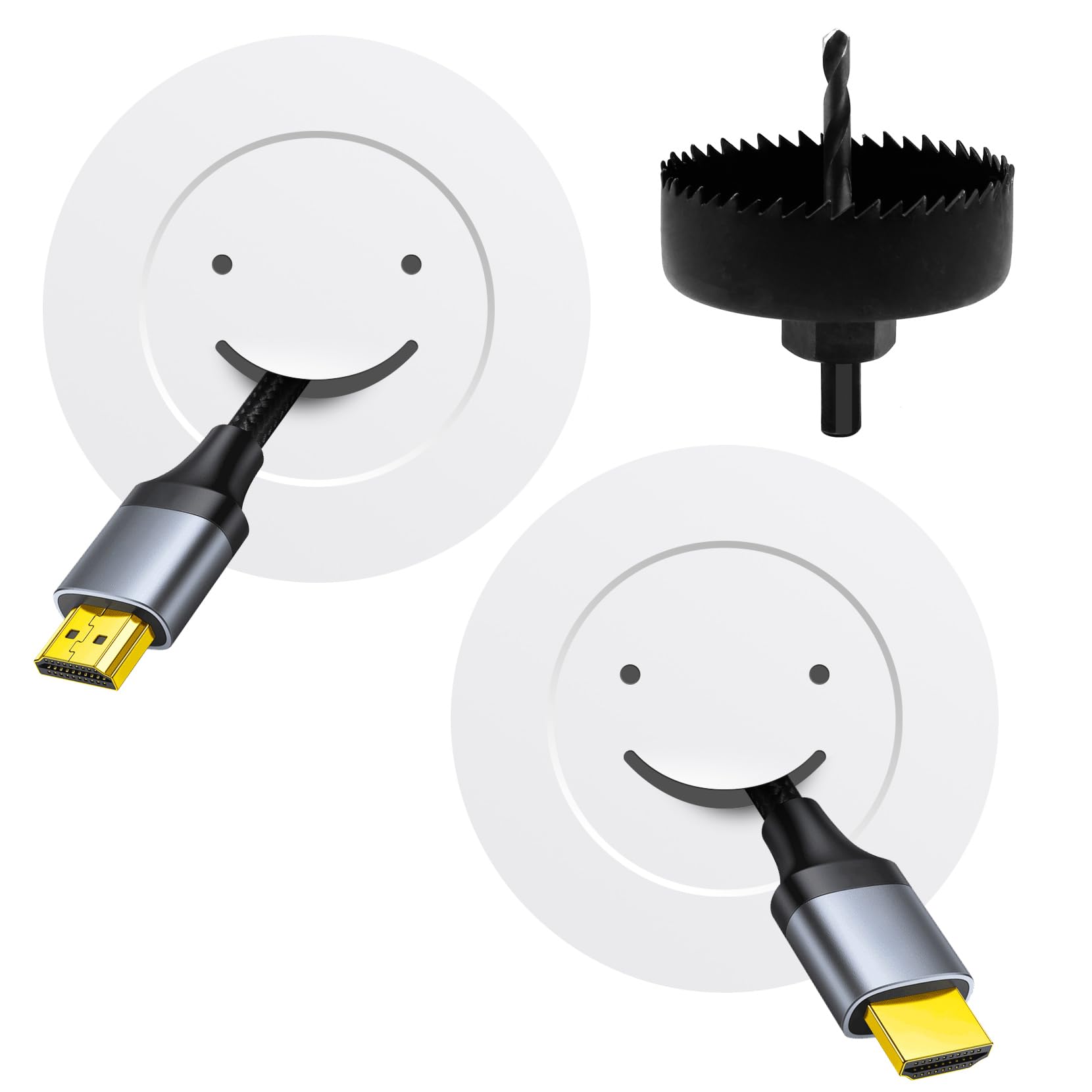 Julaiwy Wire Hiders For Tv On Wall, Behind Wall Tv Wire Kit For Wall Mount Tv, In Wall Cable Management Kit For Tv, Tv Cord Hide