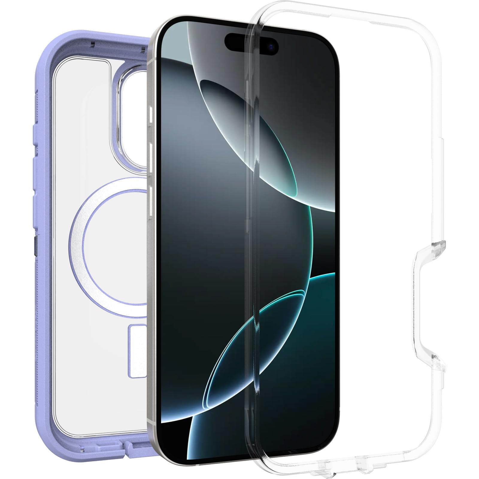 Otterbox Iphone 16 Pro Defender Series Xt Clear Case   Denver Dusk Clear