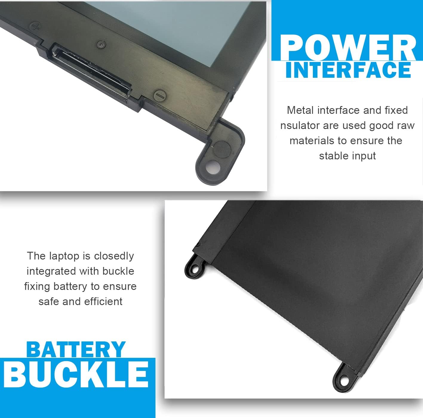 Wdx0R Battery For Dell Inspiron 7573 5570 5378 5565 5567 7378 7579 5379 5368 5578 5579 5765 5767 5775 7368 7560 7570 7569 5568 5