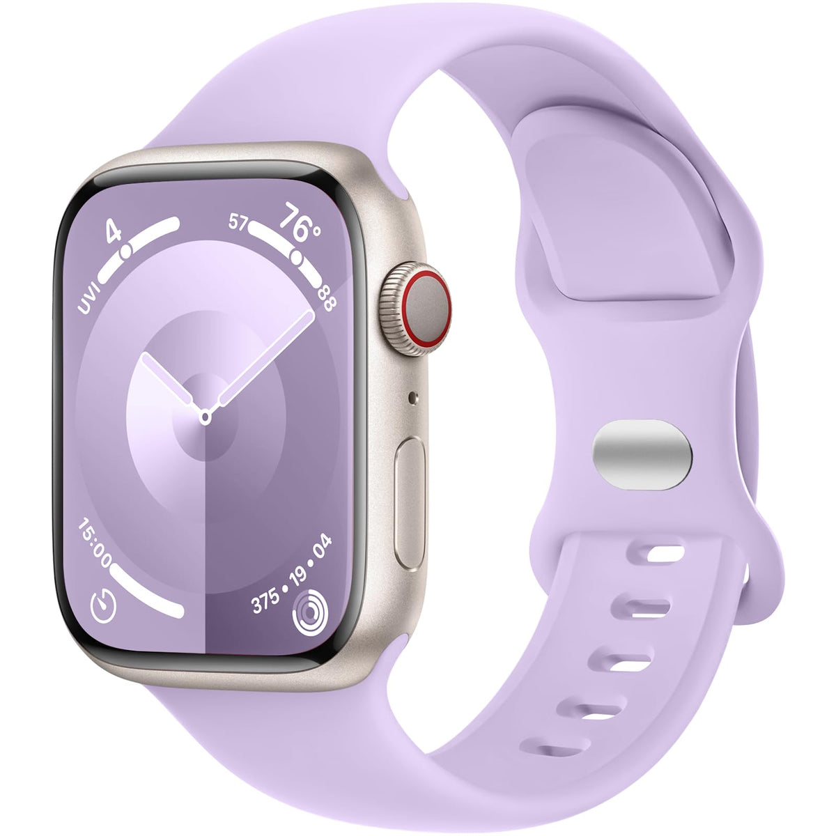 Daqin Compatible With Apple Watch Band 41Mm 40Mm 38Mm 42Mm For Women Men, Soft Silicone Sport Waterproof Strap For Apple Watch U