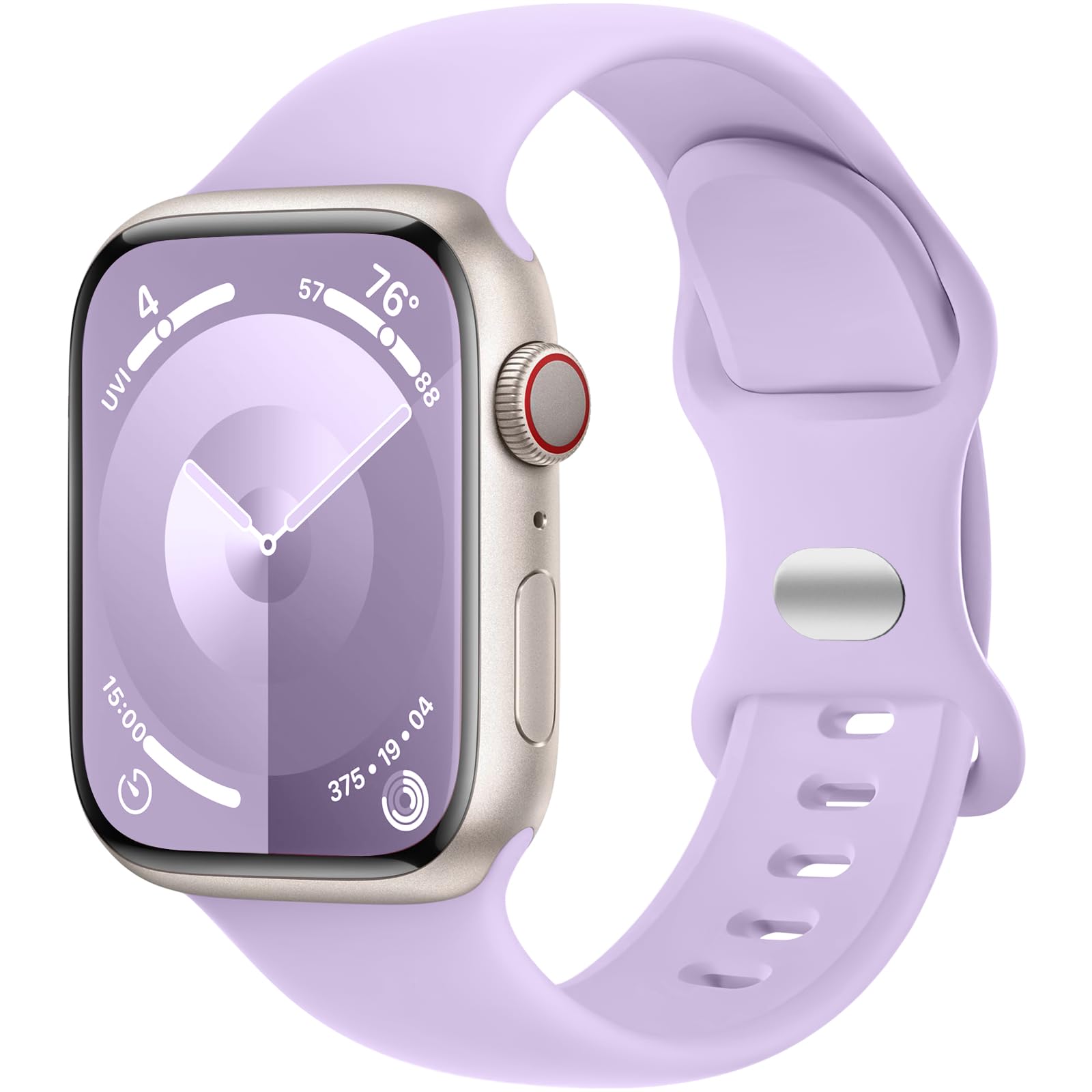 Daqin Compatible With Apple Watch Band 46Mm 42Mm 44Mm 45Mm 49Mm Women Men, Soft Silicone Sport Waterproof Strap For Apple Watch