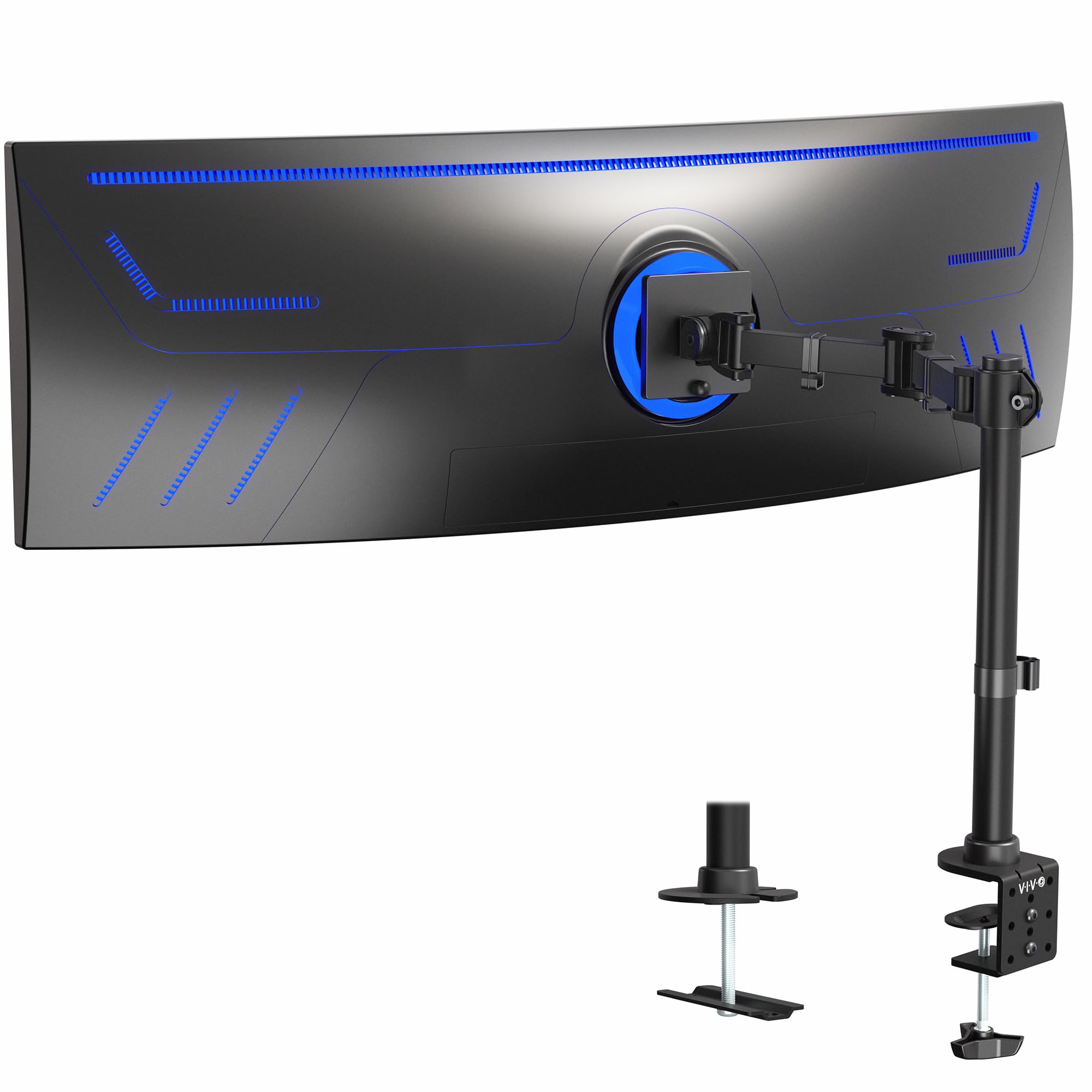 VIVO Single Monitor Desk Mount, Fully Adjustable Stand
