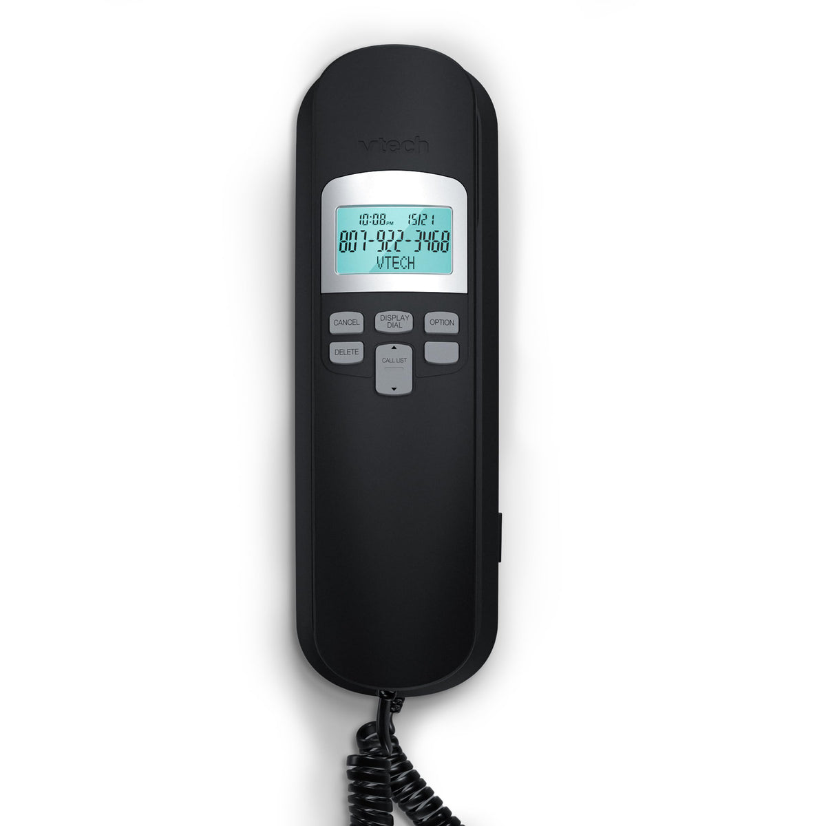 Vtech Cd1113 Trim Style Telephone With Caller Id/Call Waiting, No Ac Power Required, Easy Wall Mount, 13 Speed Dial Keys, Last N