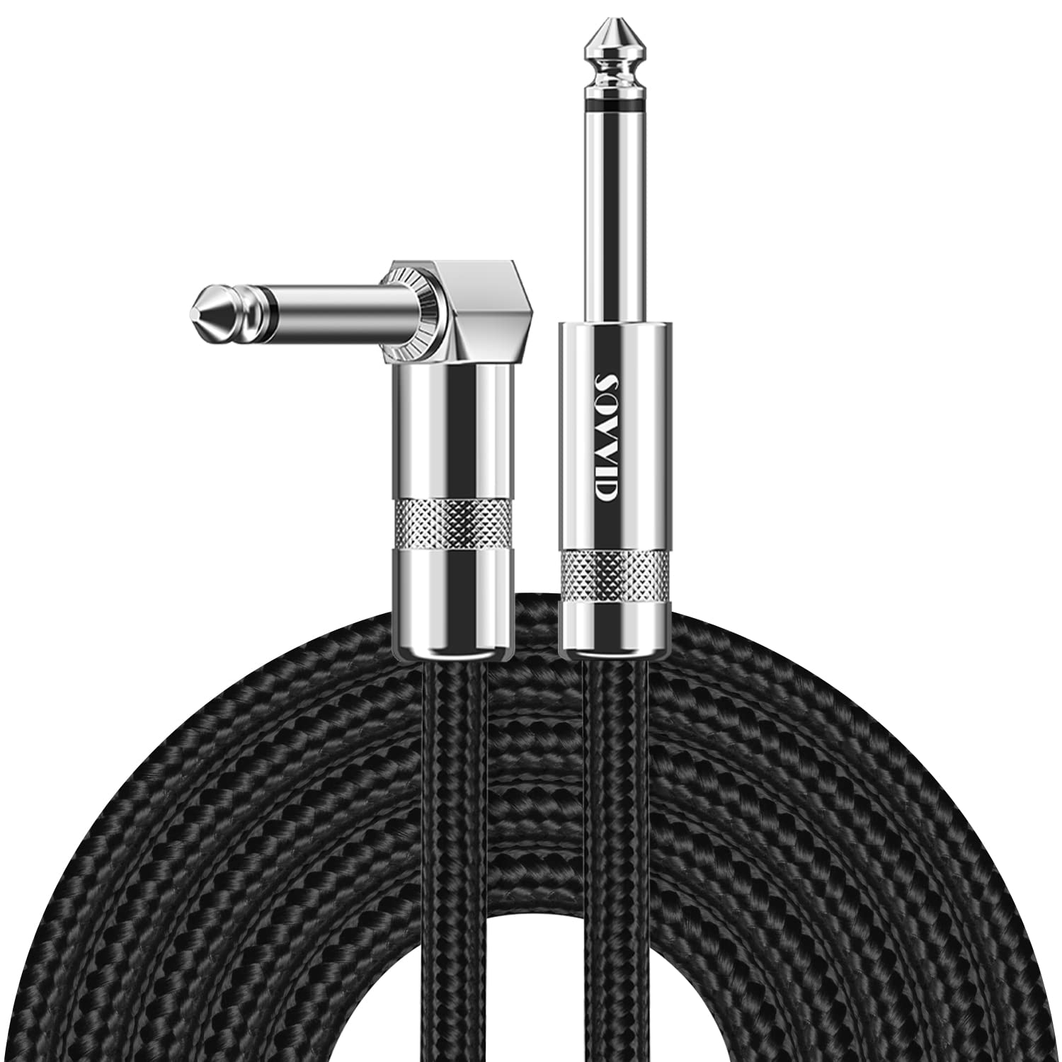 Sovvid Guitar Cable 10Ft Professional Instrument Cable Electric Guitar Amp Cord Updated Version 1/4 Ts Cable For Guitar Bass Man