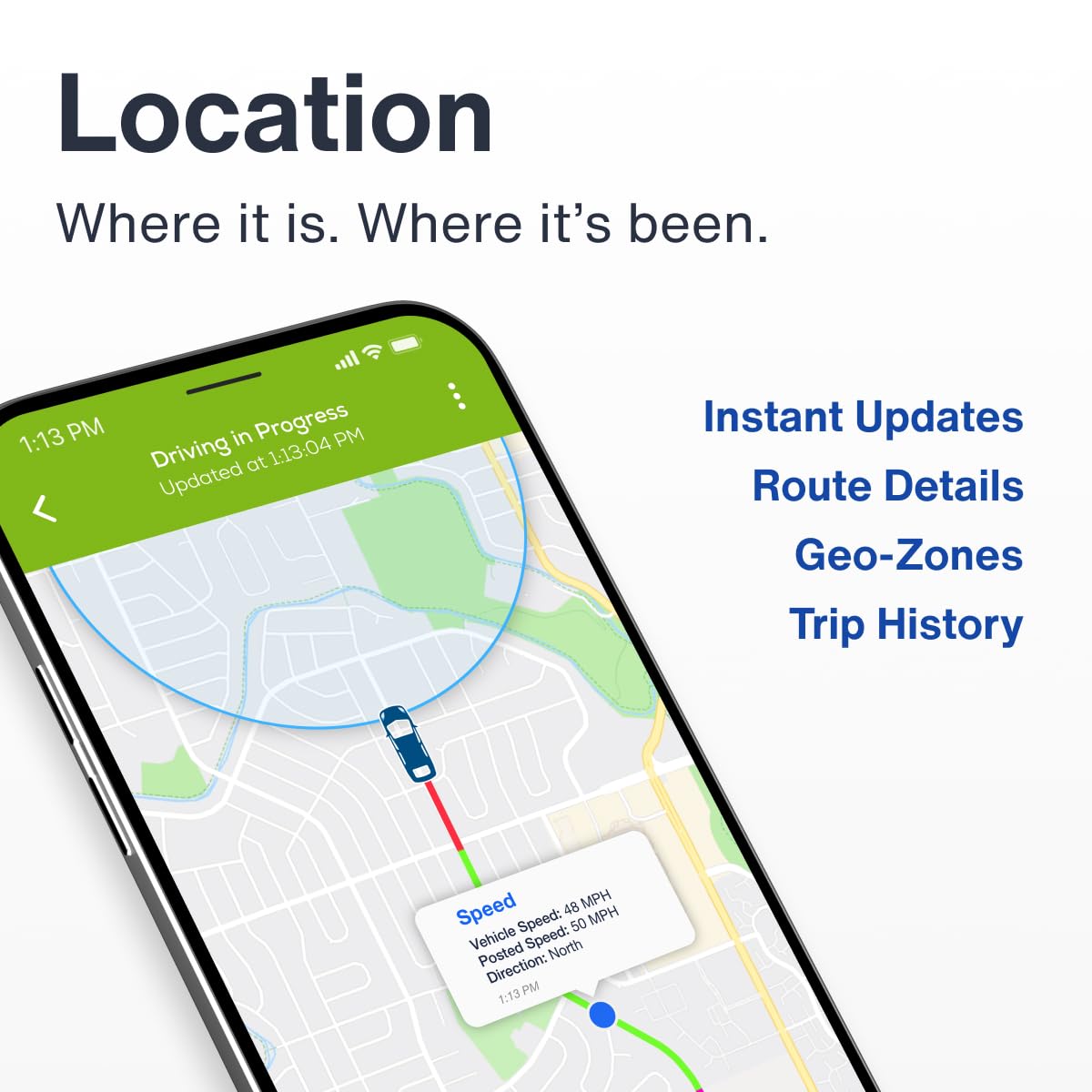 Bouncie Gps Car Tracker, Vehicle Location, Route History, Speed Monitoring, Accident Notification, Geofence, No Activation Fees,