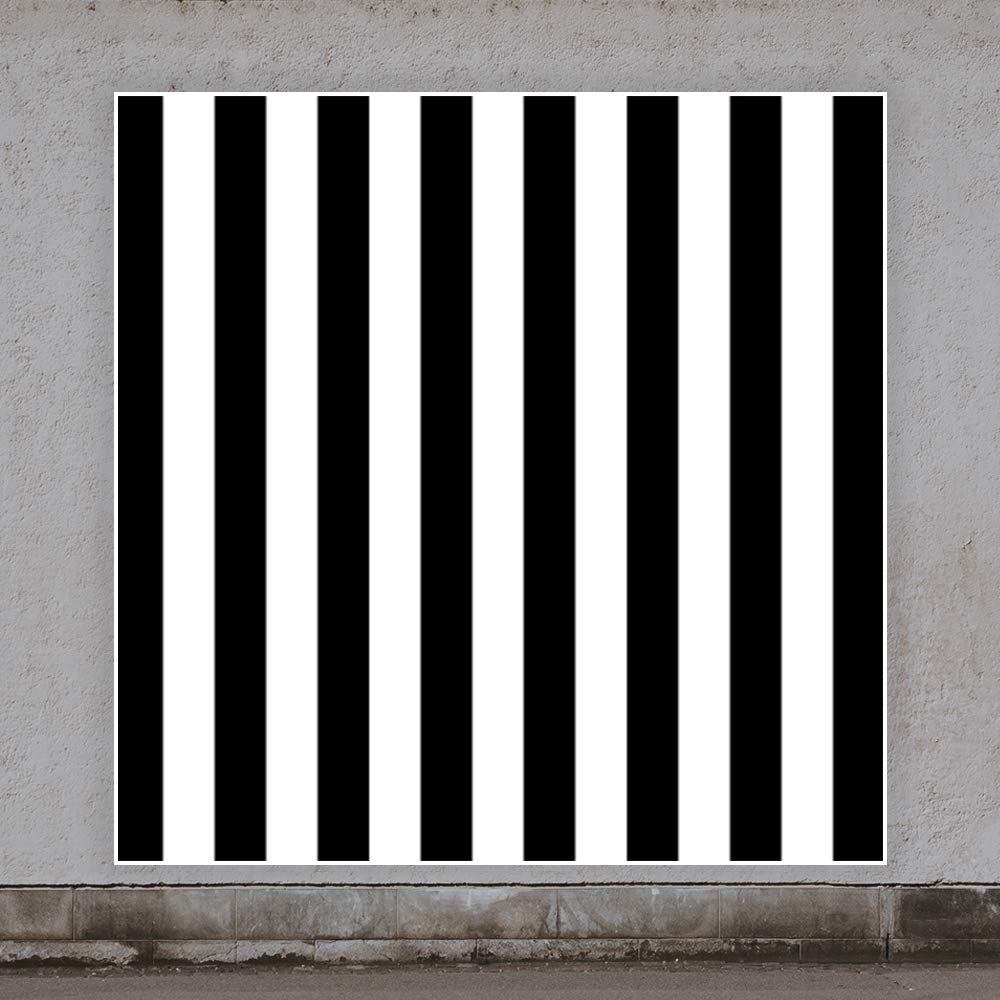 Laeacco 8X8Ft Black And White Stripe Photo Backdrop Black Vertical Lines Striped Backdrops Birthday Party Banner Wedding Decorat