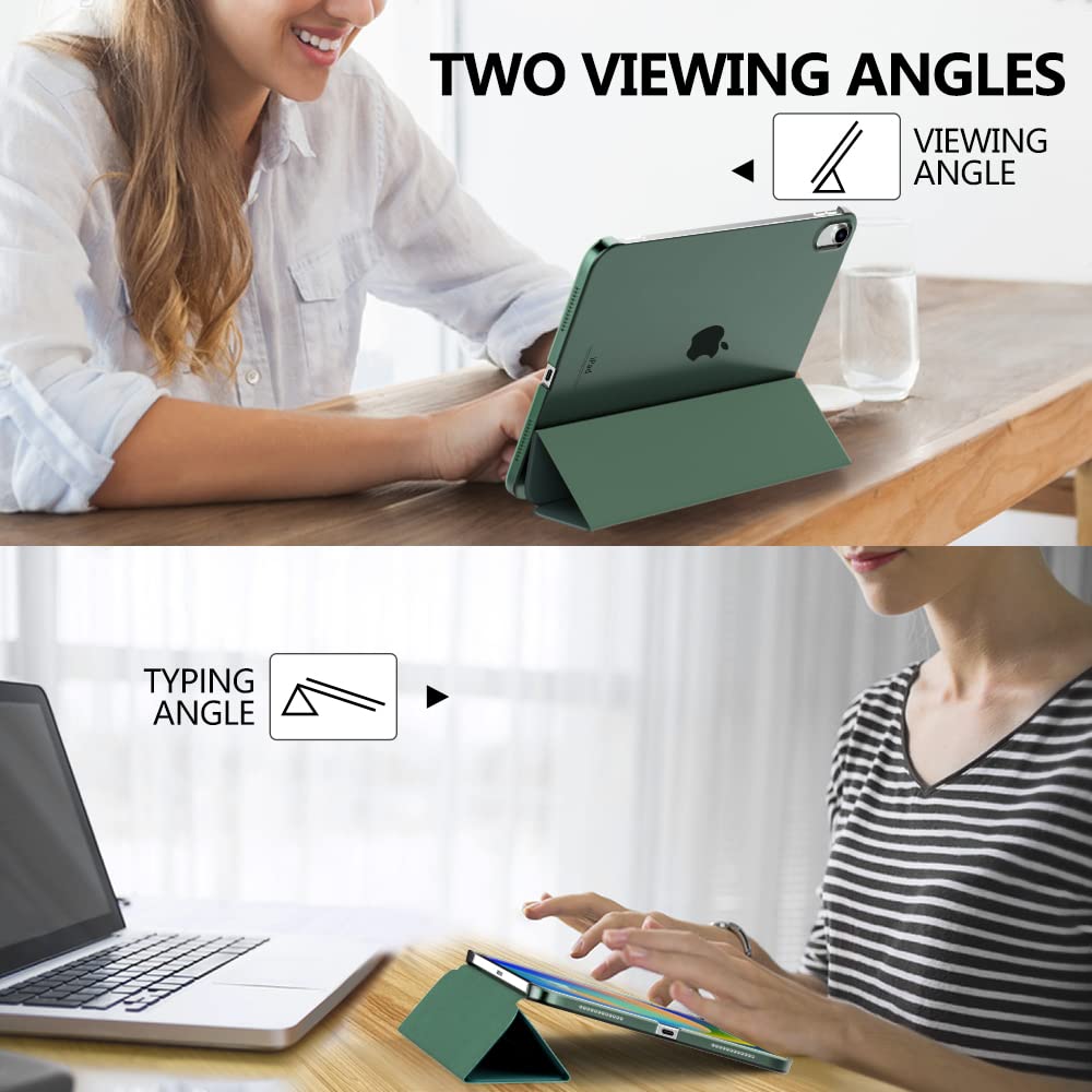 Moko For Ipad (A16) 11Th Generation Case 11 Inch 2025,Ipad 10Th Generation Case 10.9 Inch 2022,Slim Stand Hard Pc Translucent Ba