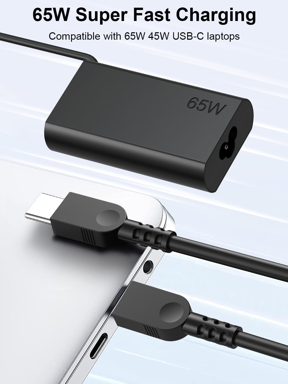 Newest 65W Usb C Charger For Lenovo Thinkpad/Yoga/Chromebook Laptop Computer 65W 45W Usb C Fast Power Adapter
