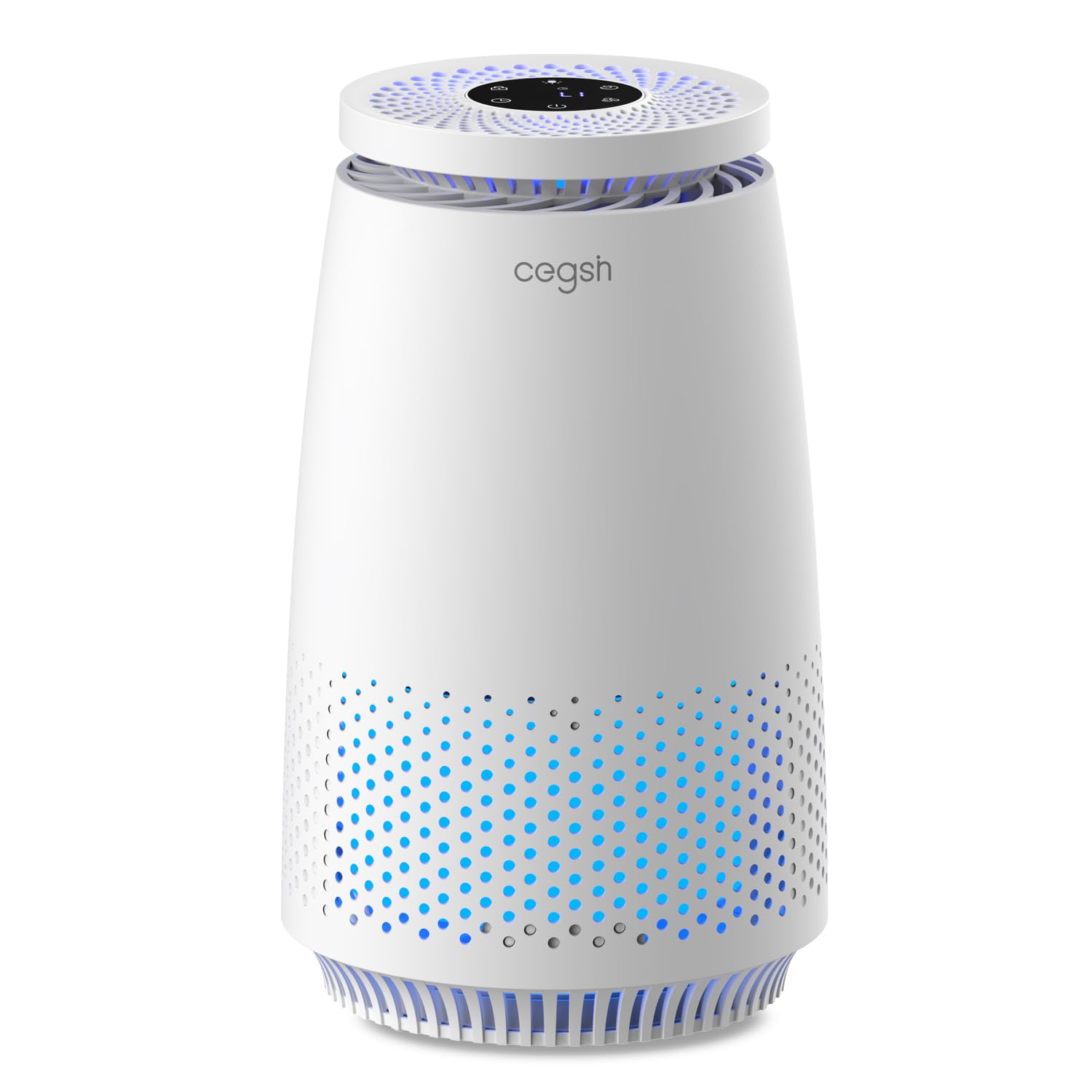 Cegsin Air Purifiers For Home Bedroom, 3 In 1 Hepa Filter For Pets Dander Dust Pollen Smoke Odors, Quiet Air Cleaner With Sleep