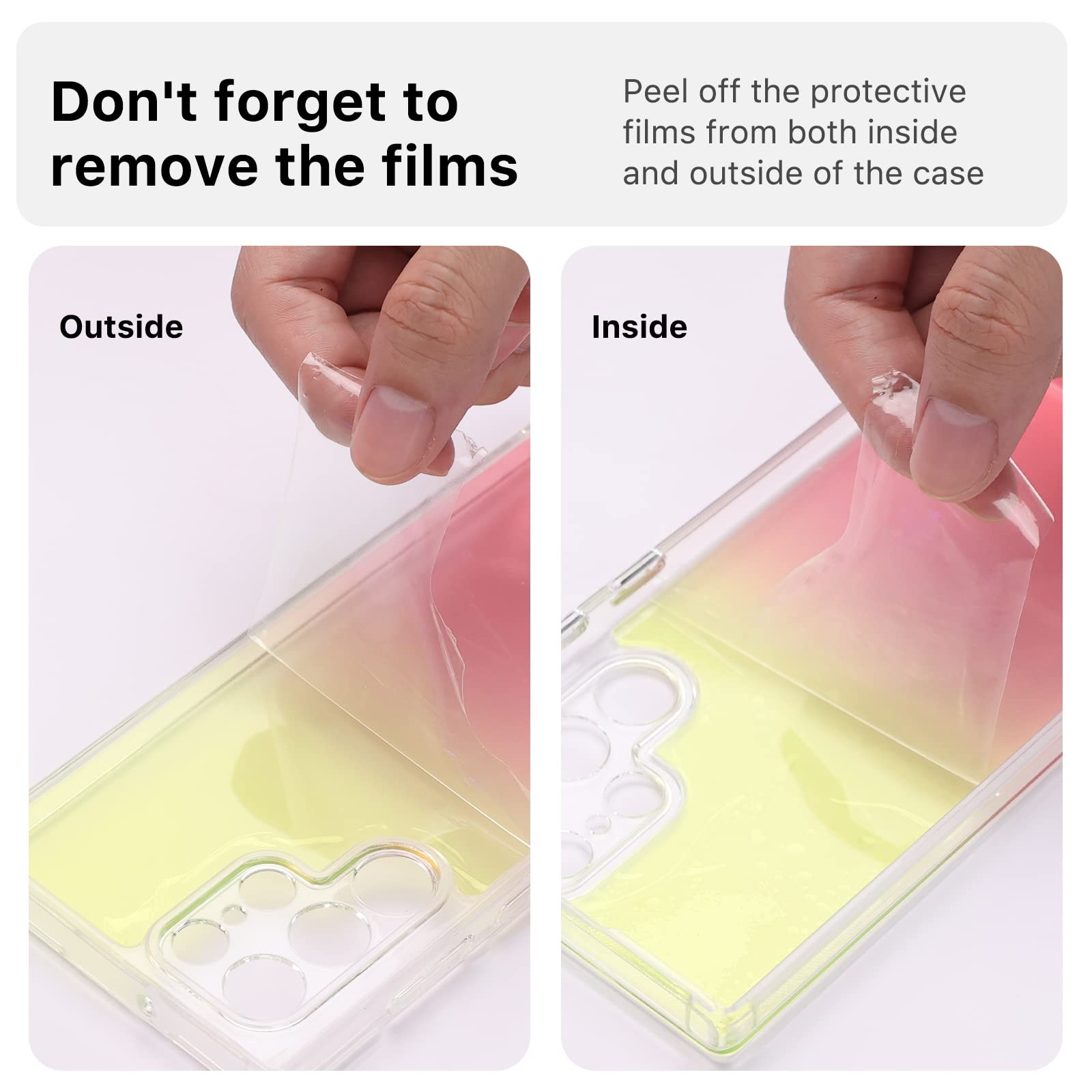 Mybat Pro Clear Bicolor Case For Samsung Galaxy S22 Ultra Case 6.8 Inch, Slim Stylish Mood Series Military Grade Drop Shockproof