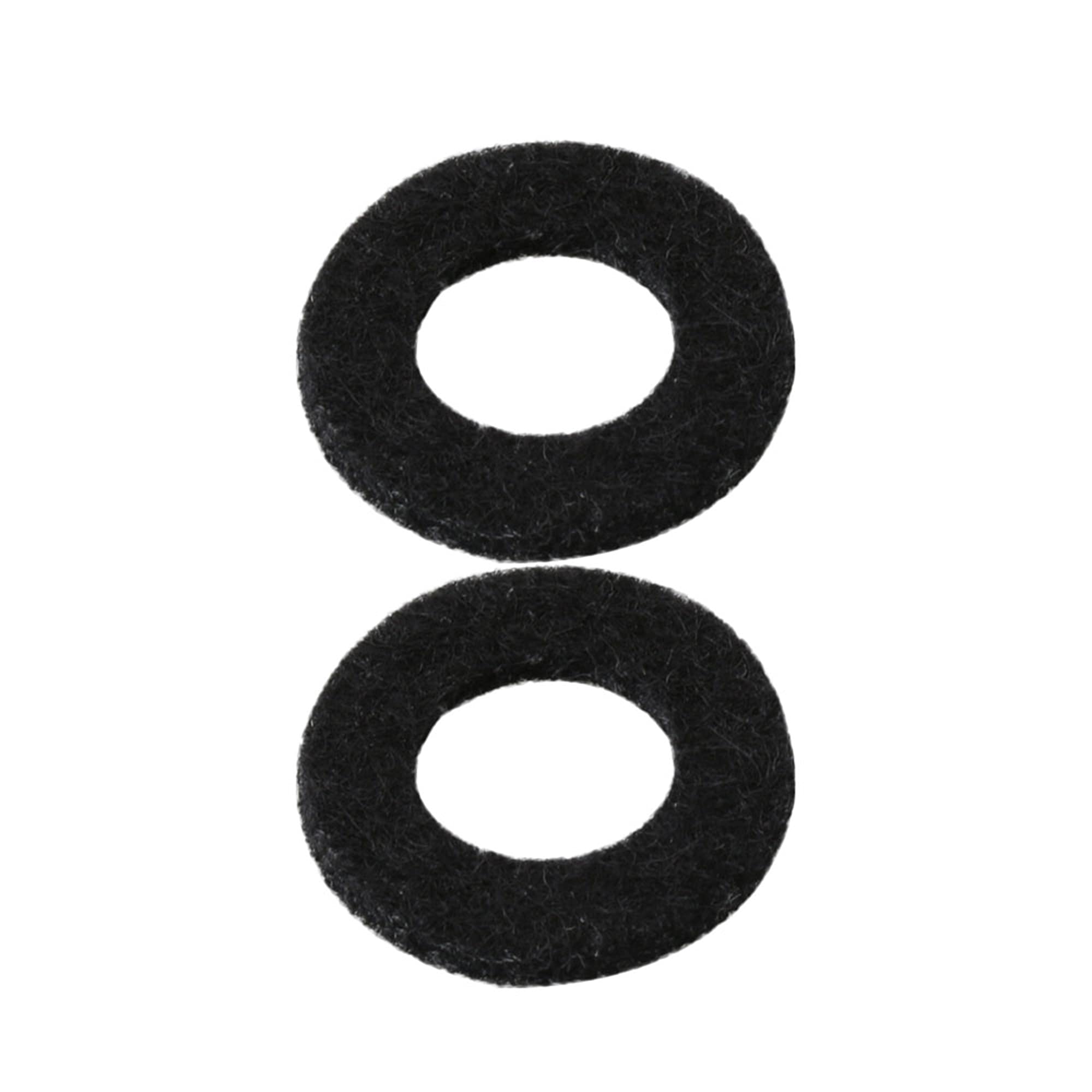 10Pcs Felt Trumpet Valve Felt Trumpet Pad Musical Parts (Black)