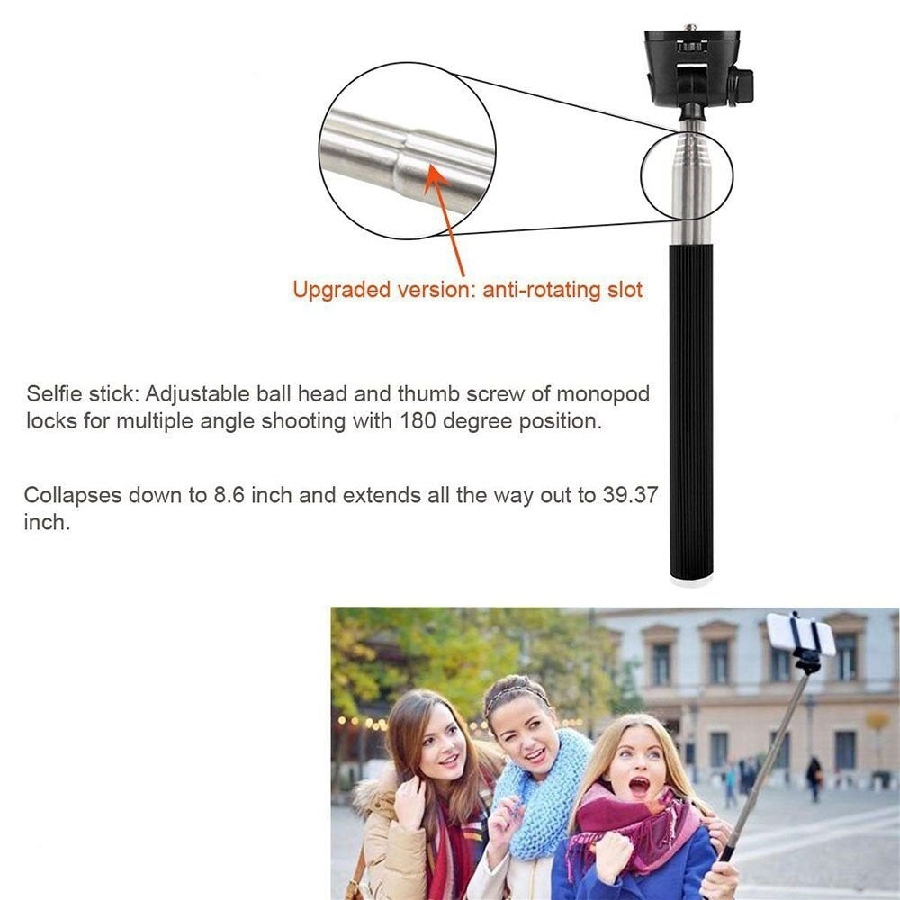 Tekcam Action Camera Selfie Stick Floating Hand Grip Compatible With Akaso Ek7000 Brave 7 Le Brave 4 V50X, Gopro Hero 13 12 11 10 9, Dji Osmo Action 5 Pro, Apexcam, Dragon Touch, Sjcam Action Camera