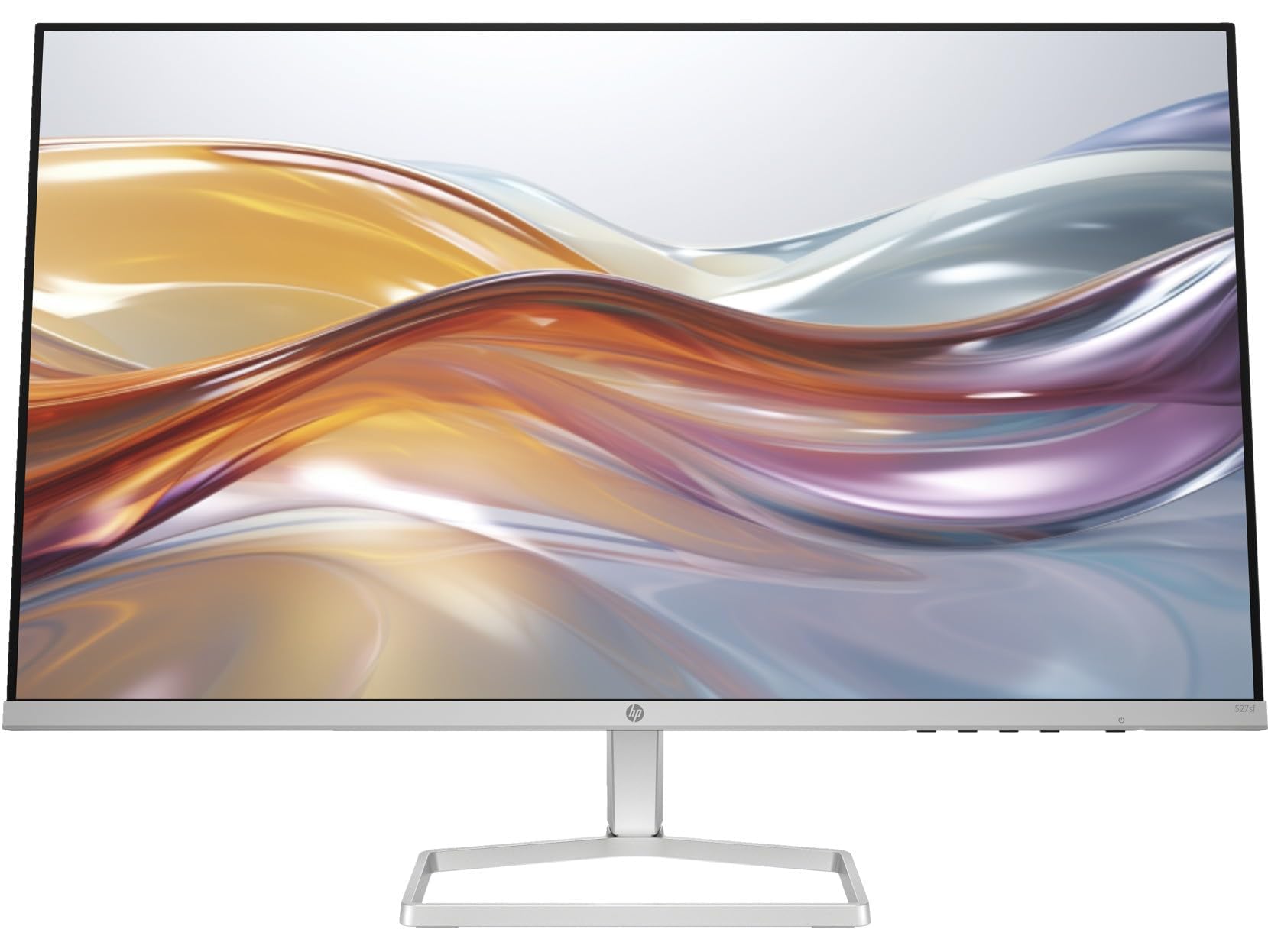Hp 27 Inch 1080P Computer Monitor In Silver And Black, 27'' Full Hd (1920 X 1080) 75Hz Anti-Glare Ips Display With Amd Freesync,