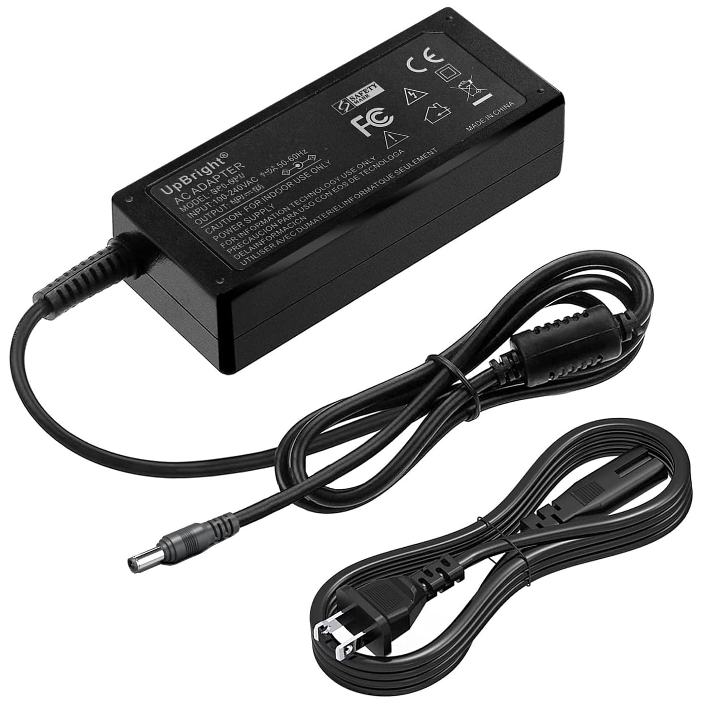 GEP Sunny Tech Replacement AC Adapter DC19V Output for LG LED Monitor 24 24LF452B, 43 43LF5100, 49 49LF5100.