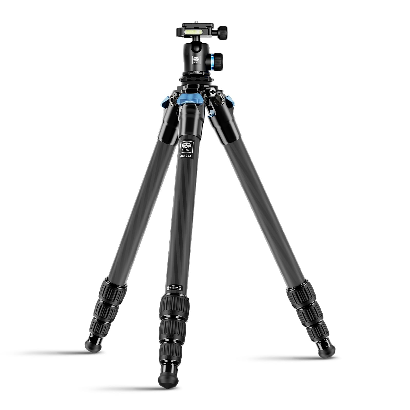 Sirui Am 284 Camera Tripod Carbon Fiber Professional Tripod With K20X Ball Head Load 55Lb (Am 284+K20X)