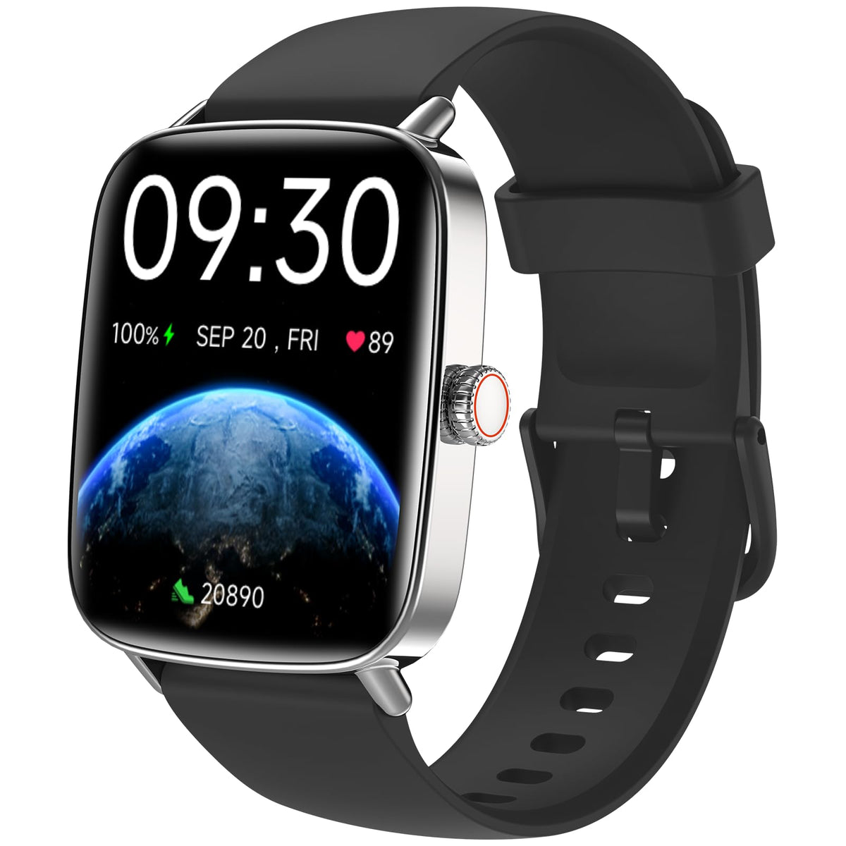 Fitpolo Smart Watch For Men Women, 1.85'' Touchscreen Fitness Tracker, Make/Answer Calls, Heart Rate Spo2 Monitor, Ip68 Waterpro