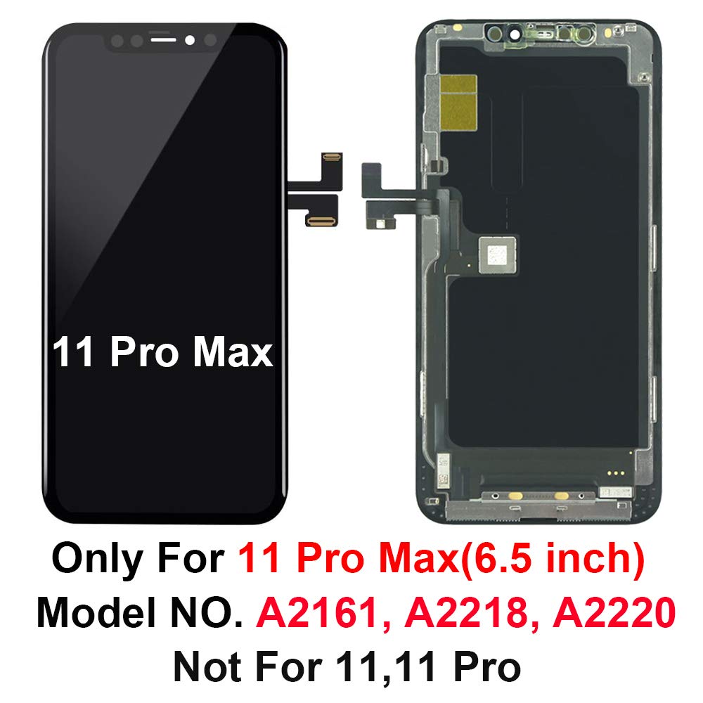Fixerman For Iphone 11 Pro Max Screen Replacement 6.5 Inch, 3D Touch Lcd Display Digitizer Assembly With Repair Tools, Compatibl