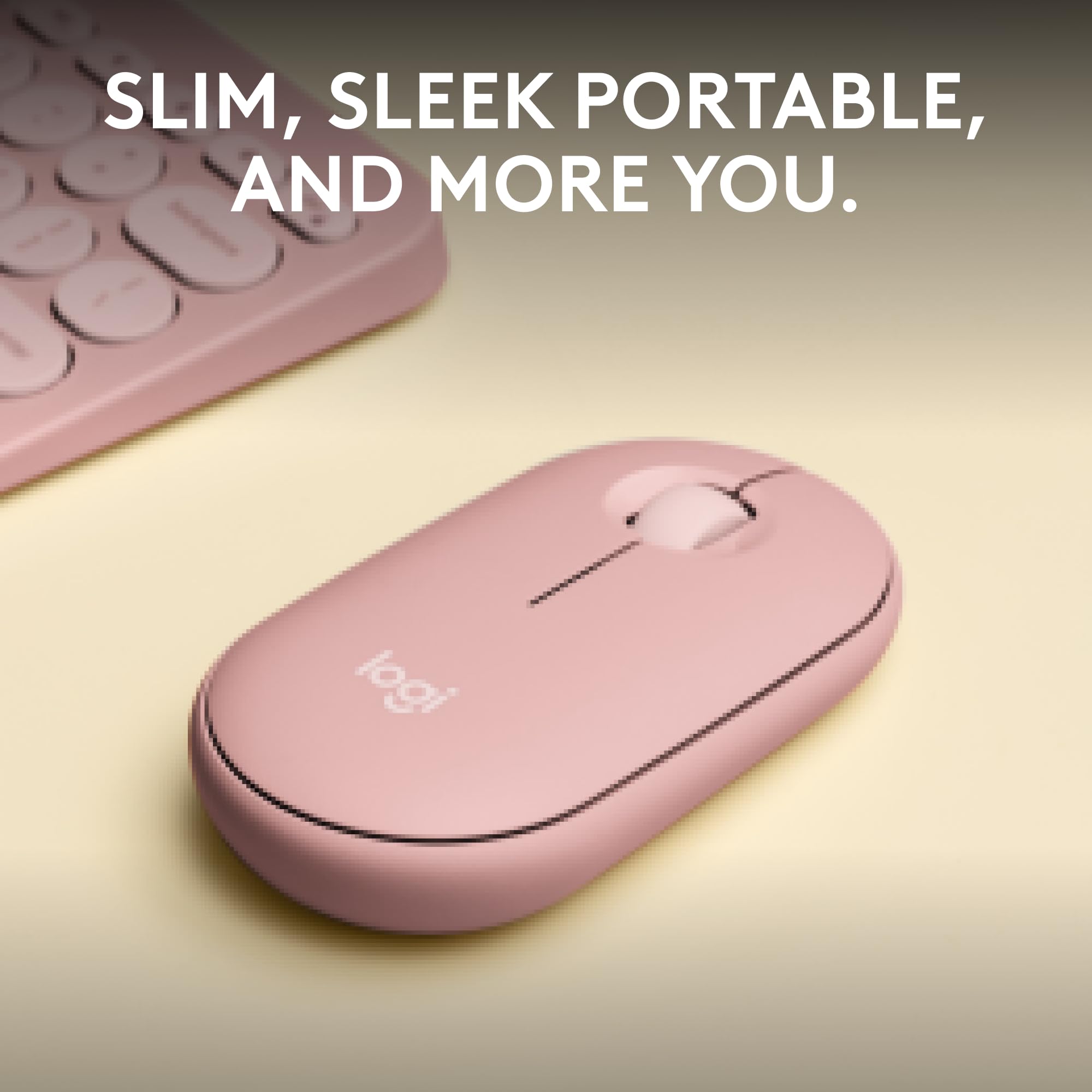 M350S Pebble Mouse 2 Rose