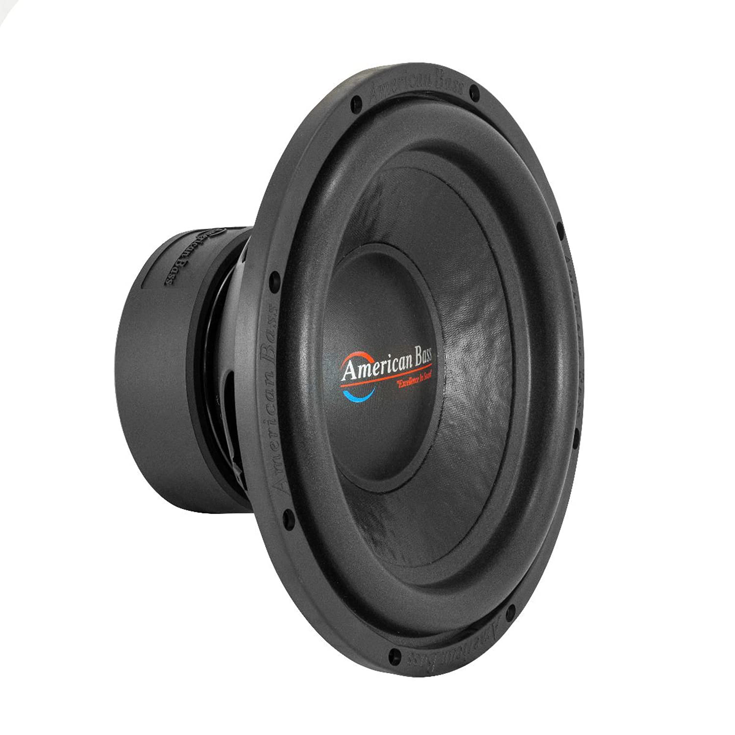 American Bass Usa Dx 124 800 Watt Max 4Ohm 12 Inch Subwoofer, Black
