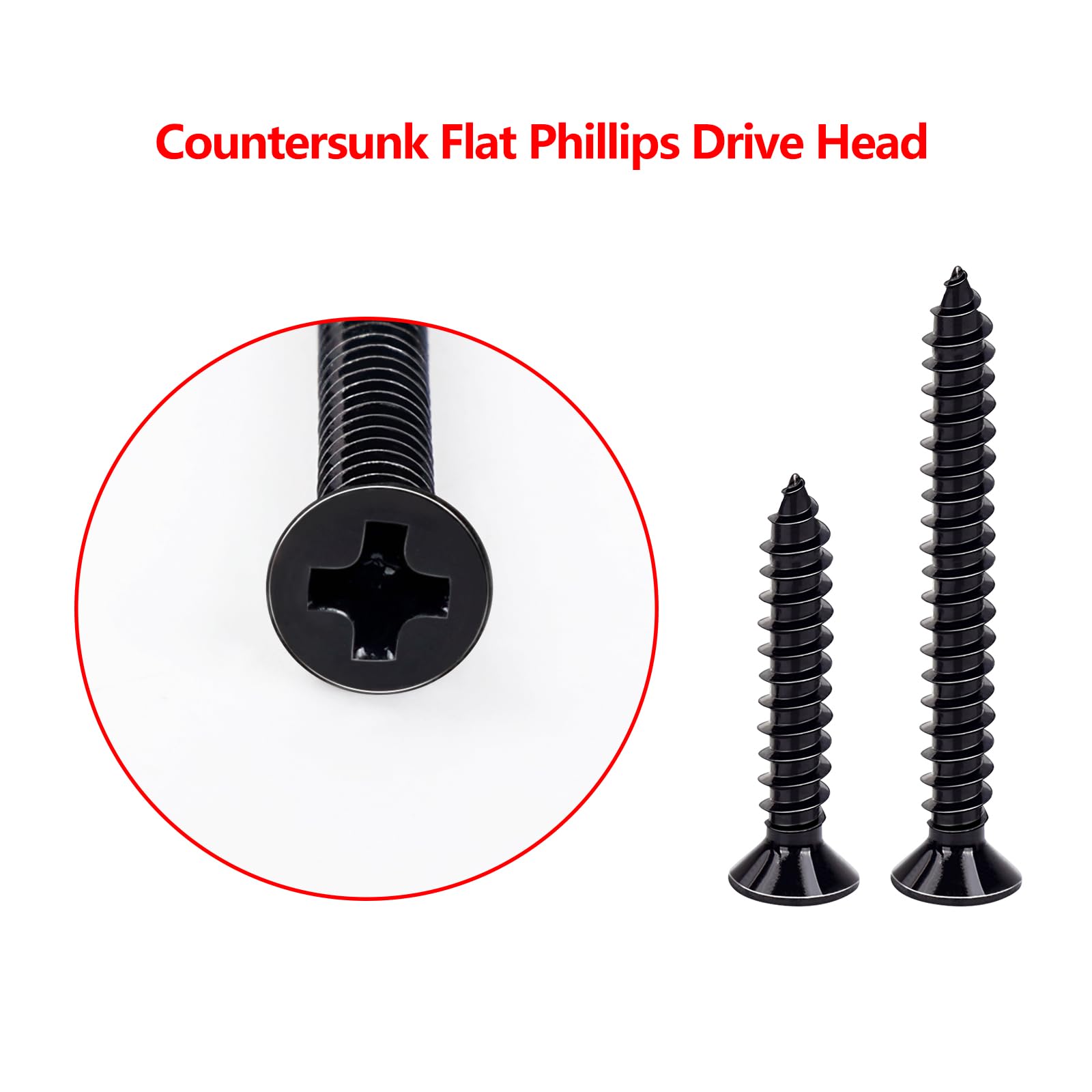 Banworks Imperial Guitar Humbucker Pickup Frame Mounting Screws Set Flat Head Countersunk Pickup Ring Mounting Screws Kit For Gi