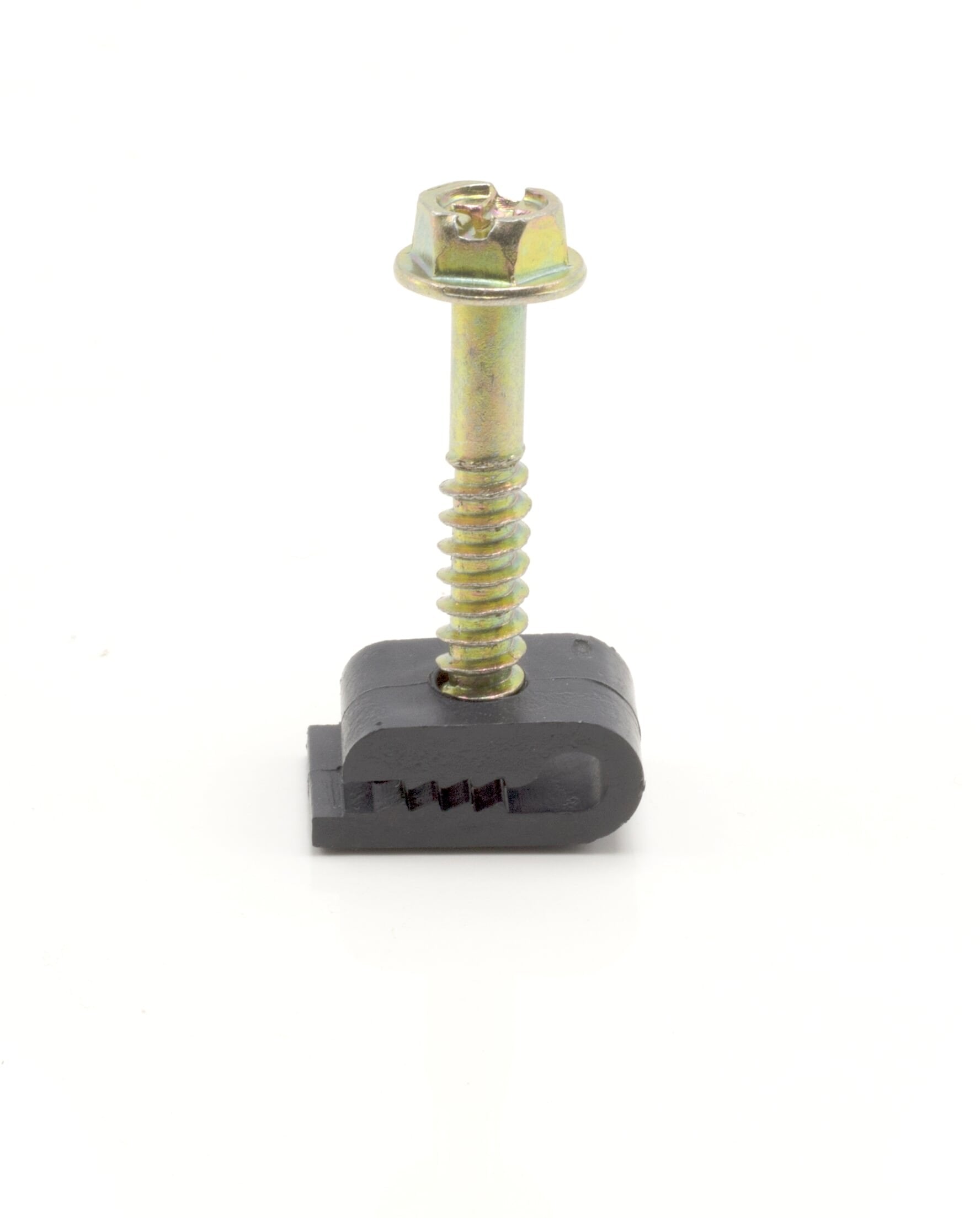 THE CIMPLE CO Mini Wire Cable Clips 1/10 in (3 mm) Screw Fastener Plastic Black 10-Pack
