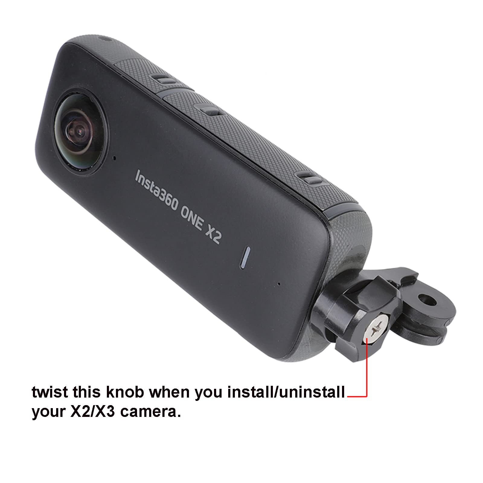 Pellking Camera Backpack Belt Mount For Insta360 One X4/X3/ One X2/ One R/Go 2 Compatible With Gopro Hero10 /9/8/7/6 And Other Action Camera, With 1/4 Adapter