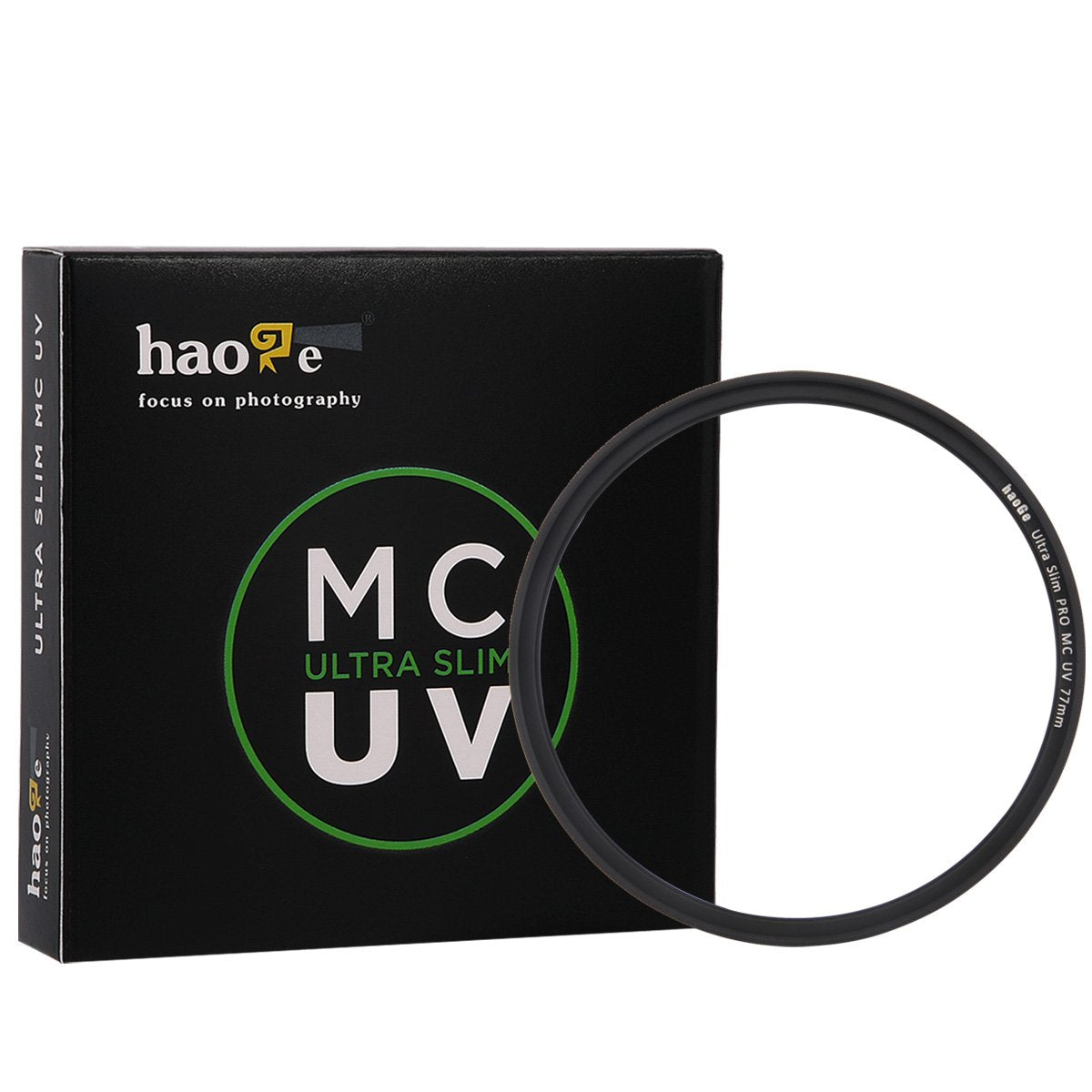 Haoge 77Mm Ultra Slim Mc Uv Protection Multicoated Ultraviolet Lens Filter For Canon 70 200Mm F/2.8L, 17 40Mm F4L, 100 400Mm F/4.5 5.6L, 24 105Mm F/3.5 5.6, 24 105Mm F/4L Is, 24 70Mm F/4L Lens
