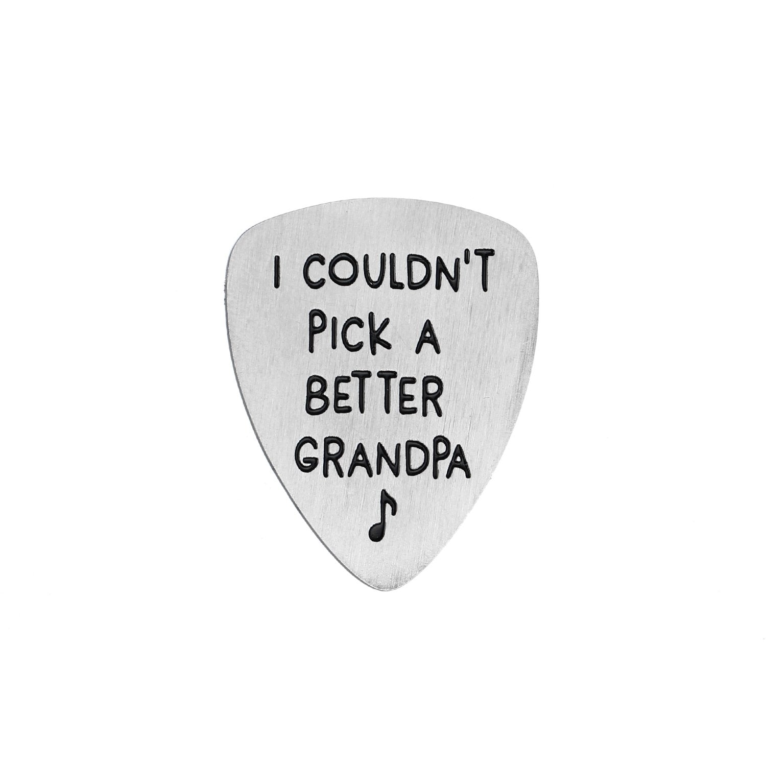 I Couldnt Pick A Better Grandpa Musical Guitar Pick Jewelry Gift For Grandpa