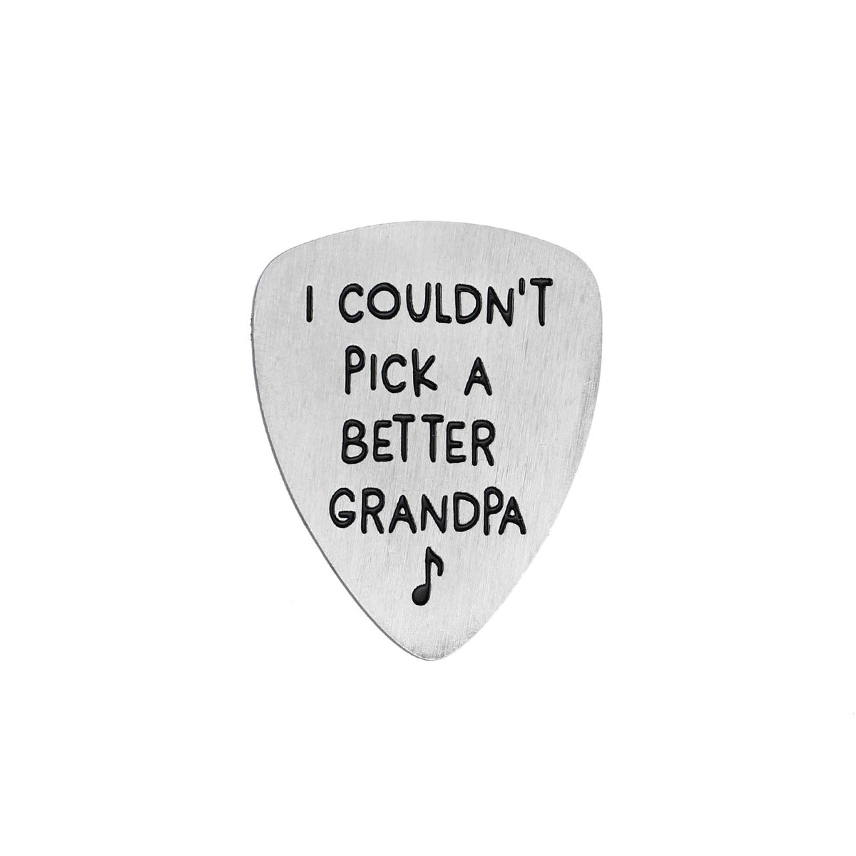 I Couldnt Pick A Better Grandpa Musical Guitar Pick Jewelry Gift For Grandpa
