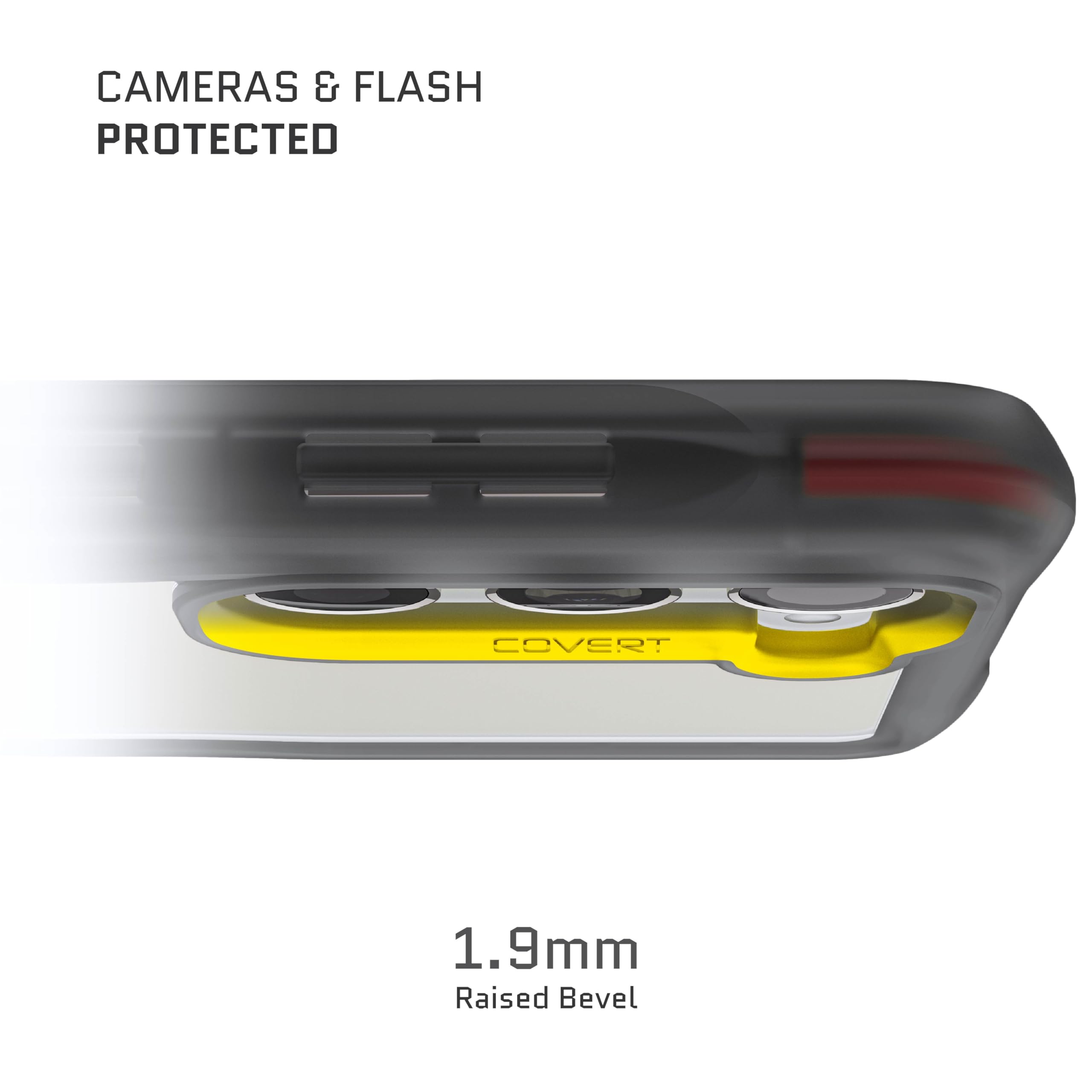 Ghostek Covert Shockproof Samsung Galaxy S23 Clear Case Premium Protective Phone Covers With Slim Lightweight Design, Wireless C