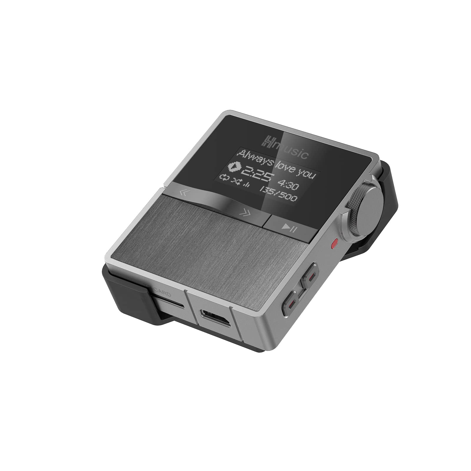 Hmusic P68 Hifi Mp3 Player With Clip, Lossless Dsd High Resolution Music Player Bluetooth, Portable Hi Res Audio Player With 16G