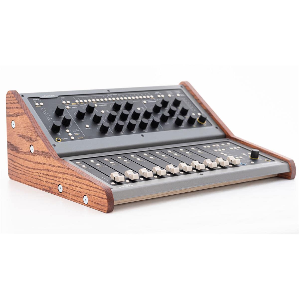 Prosocoustic Pc Cs1F Ds Softube Console 1 And Console 1 Fader Desktop Stand   Dark Stain