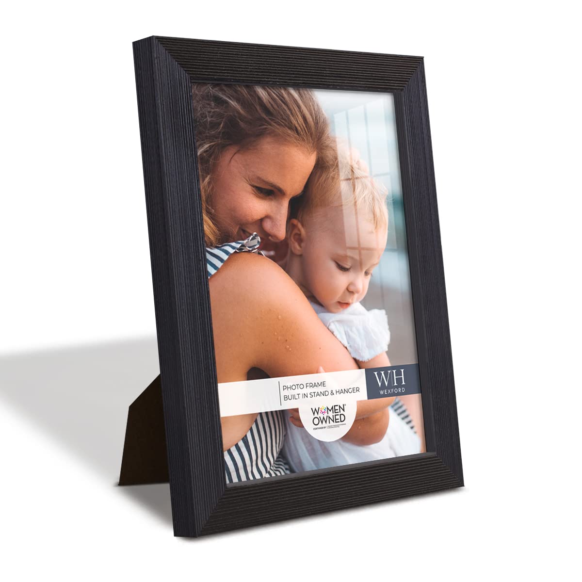 Renditions Gallery 6X8 Inch Picture Frame Modern Style Wood Pattern And High Definition Glass Ready For Wall And Tabletop Photo