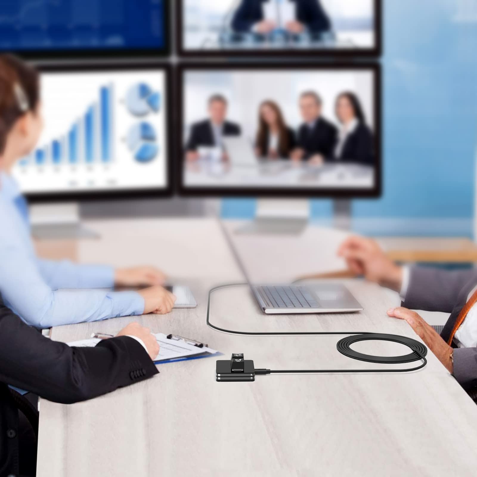 Anlinkshine Usb Meeting Mute Button Compatible With Zoom Meeting/Mechanical Keyboard Mute Controller (Windows System)